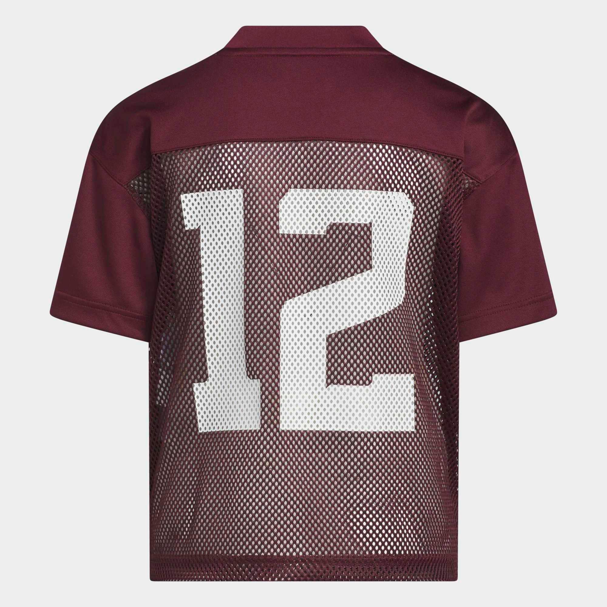 Texas A&M Aggies Youth Tailgate Jersey Maroon - front view