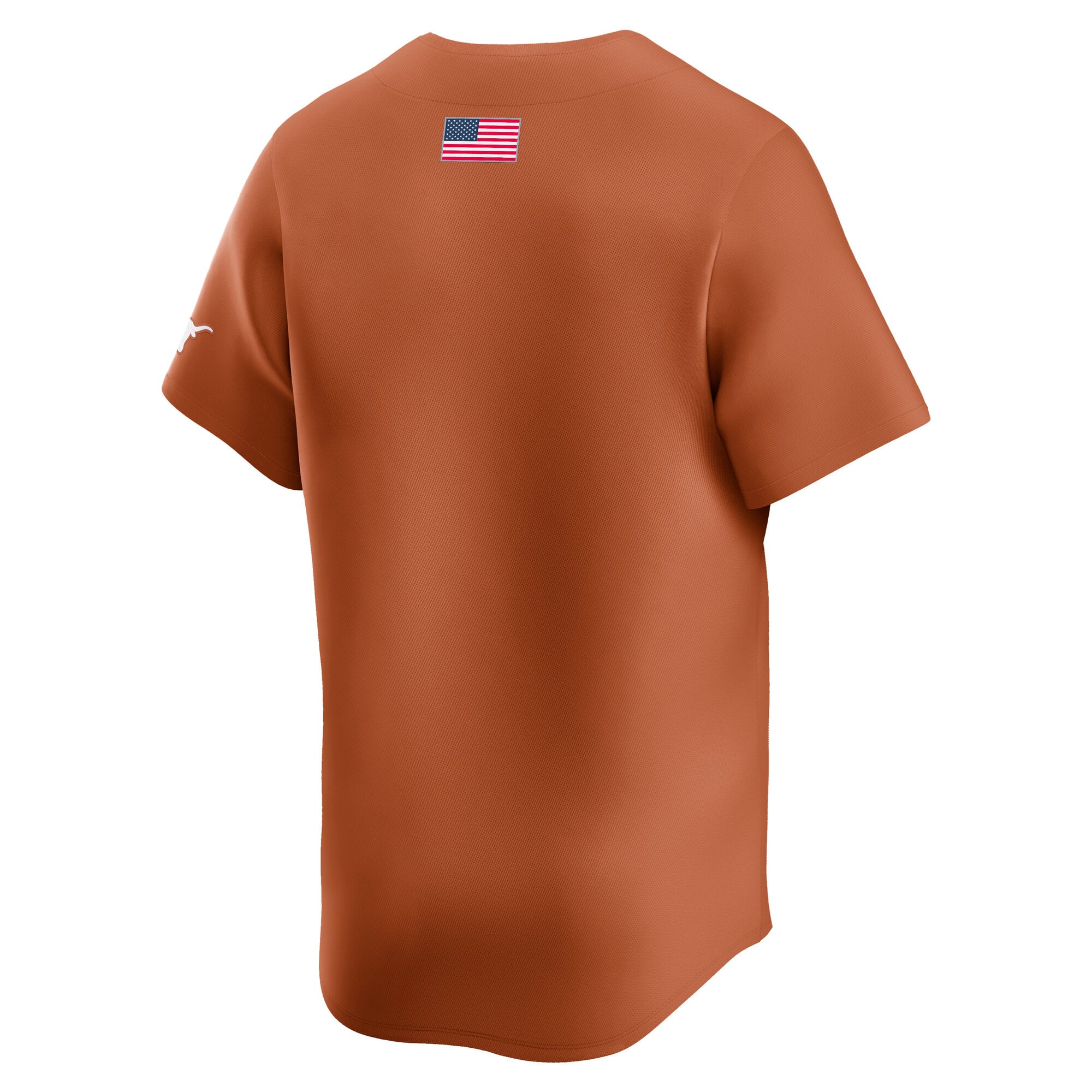 Texas Longhorns Baseball Jersey Texas Orange - back view