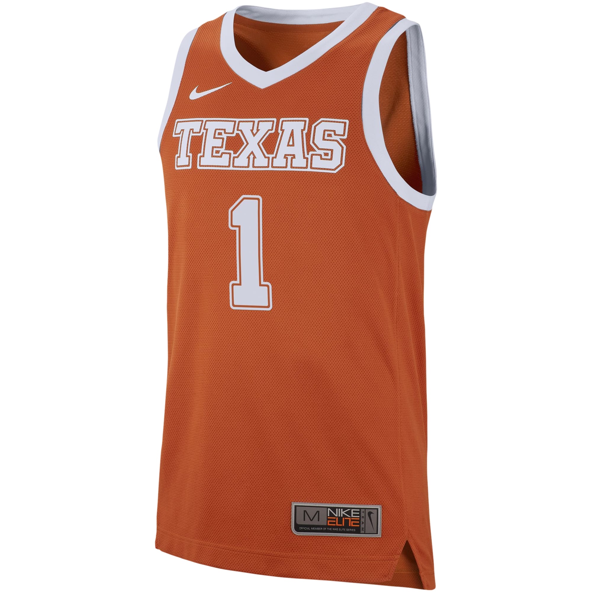 #1 Texas Longhorns Jersey Burnt Orange - front view
