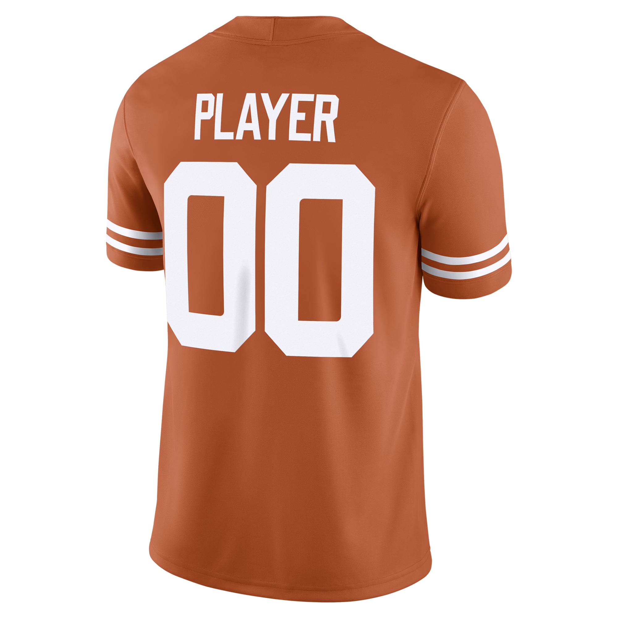 Texas Longhorns Jersey Texas Orange - back view