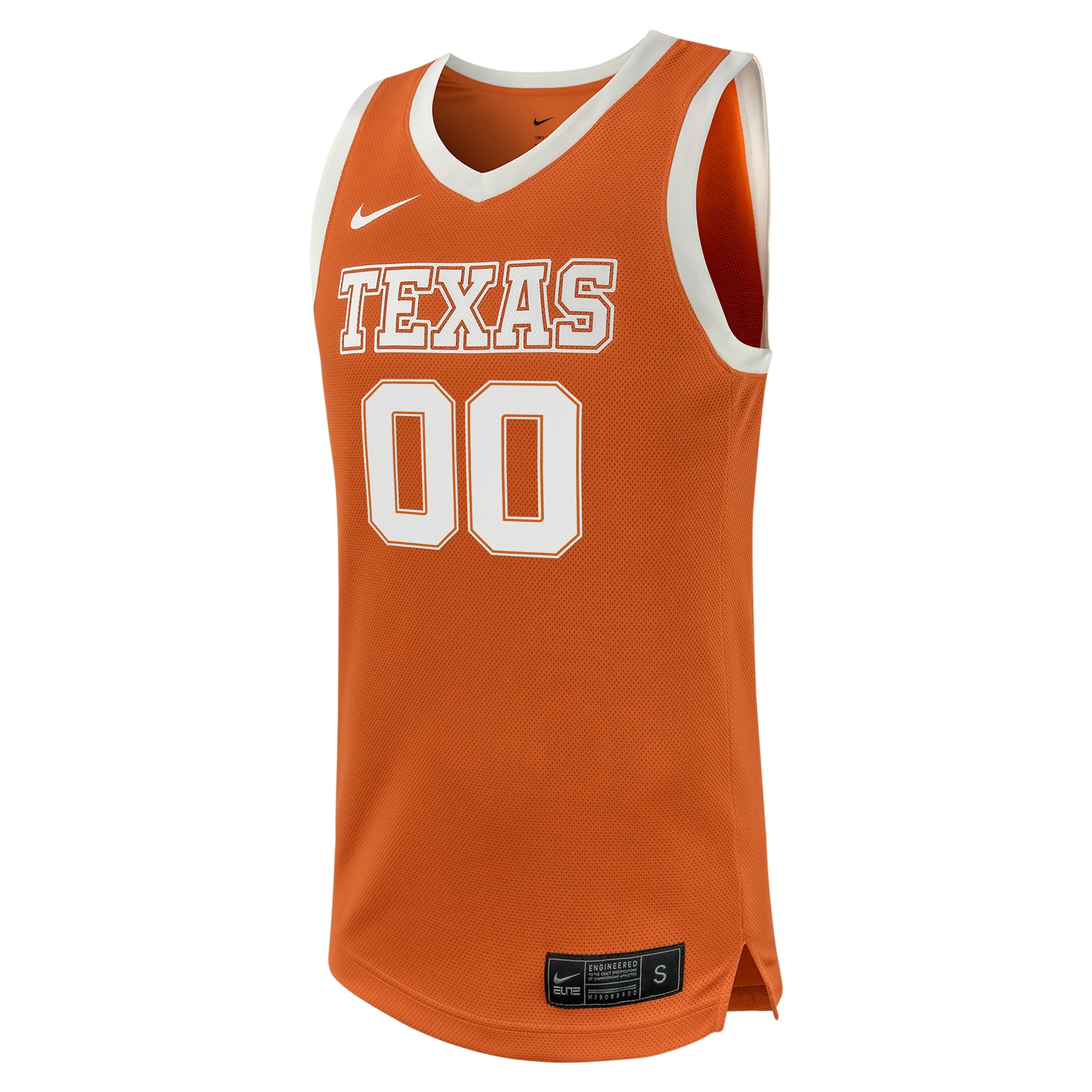 Texas Longhorns Men's Basketball Jersey Texas Orange - front view