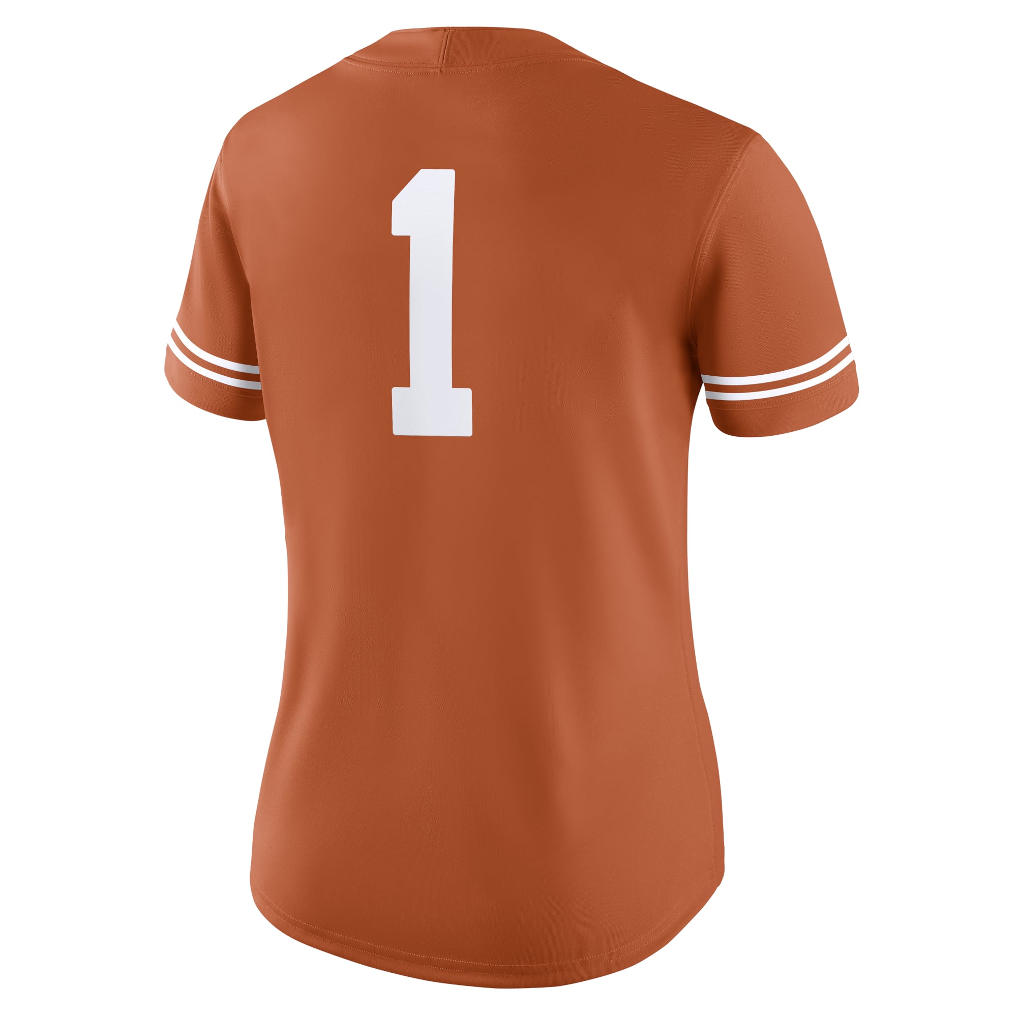 #1 Texas Longhorns Women's Jersey Texas Orange - back view