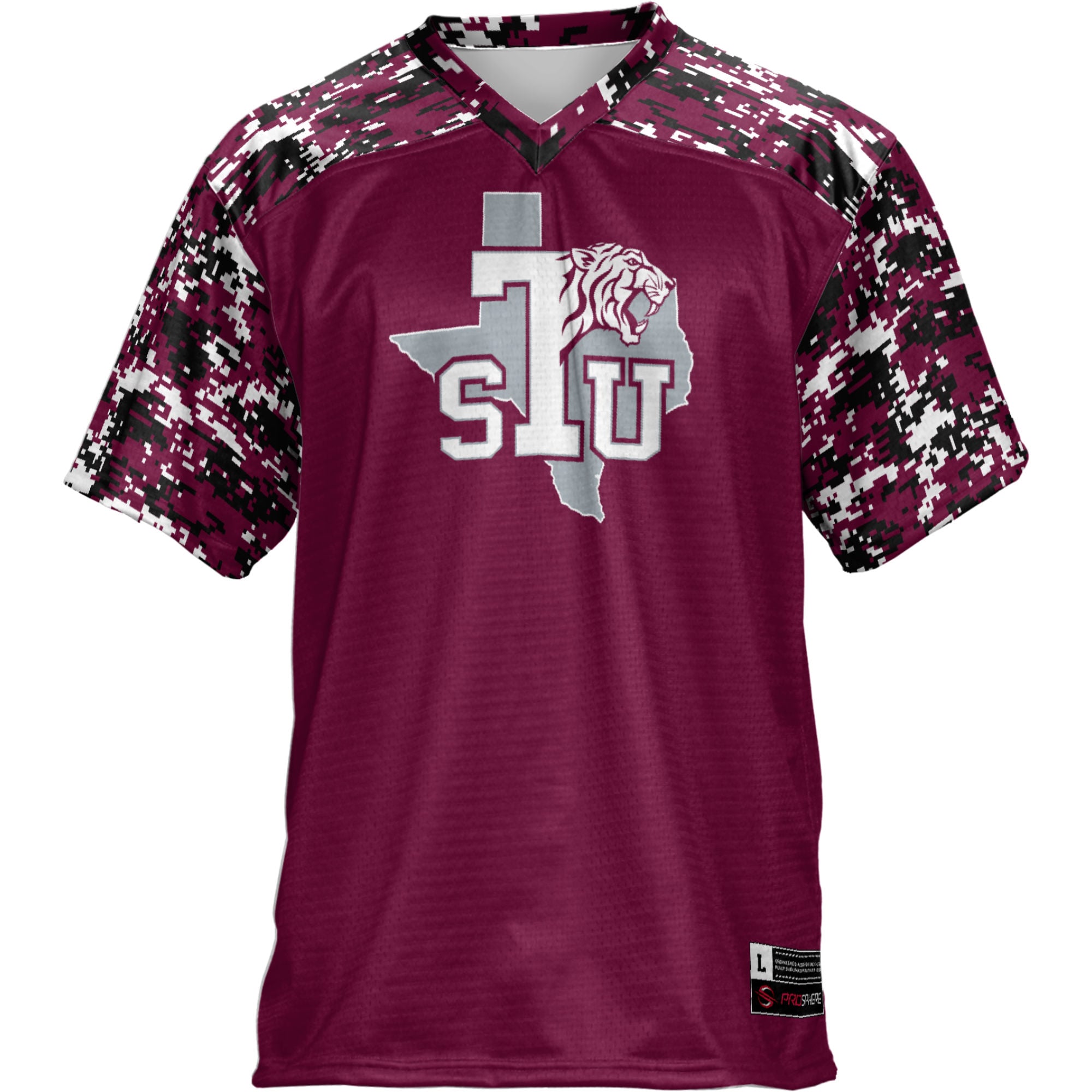 Texas Southern Tigers Football Jersey Maroon - front view