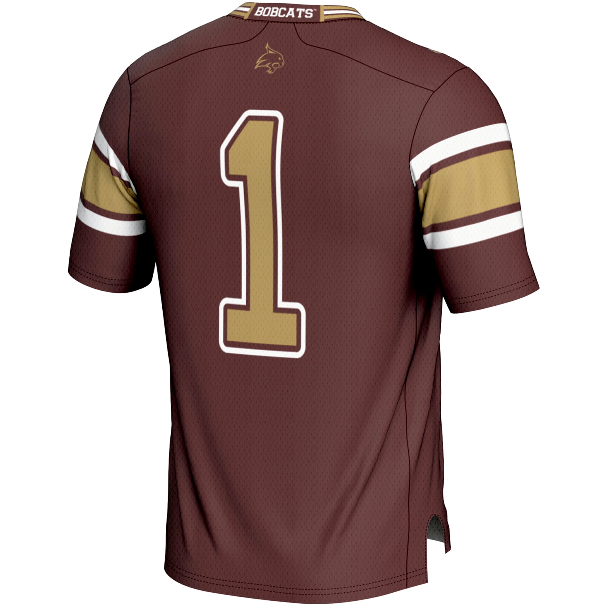 #1 Texas State Bobcats Endzone Football Jersey Maroon - detail view 1
