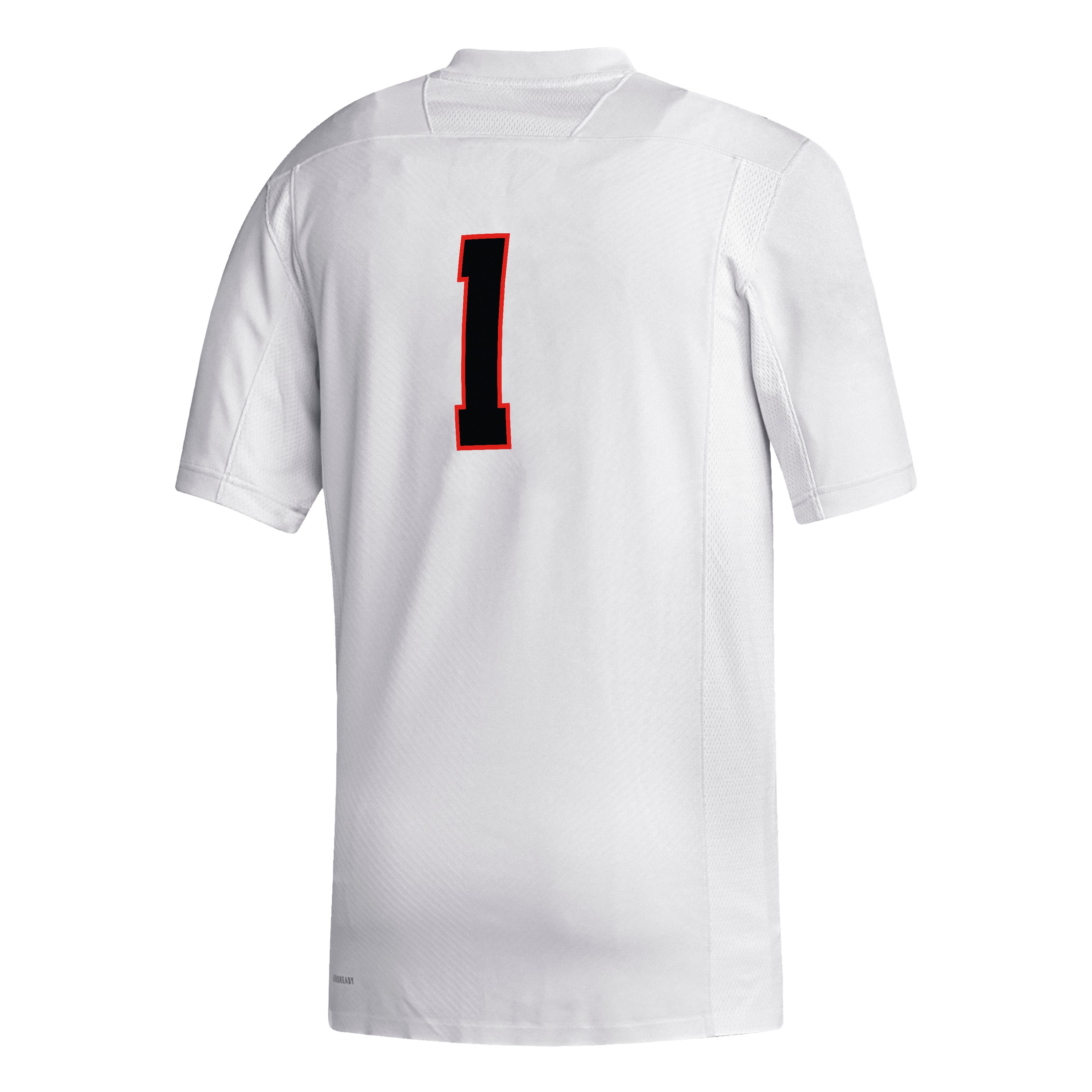 #1 Texas Tech Red Raiders Football Jersey White - back view