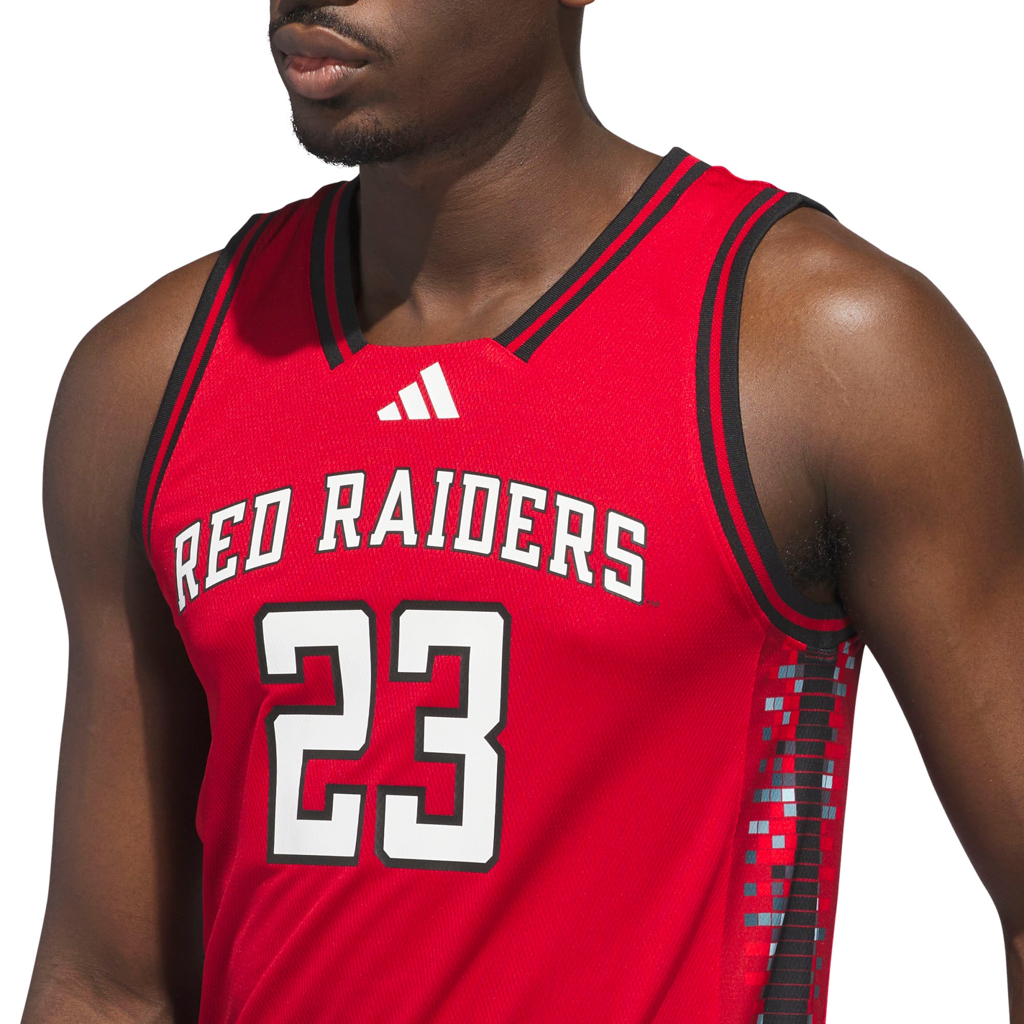 #23 Texas Tech Red Raiders Jersey Red - detail view 1