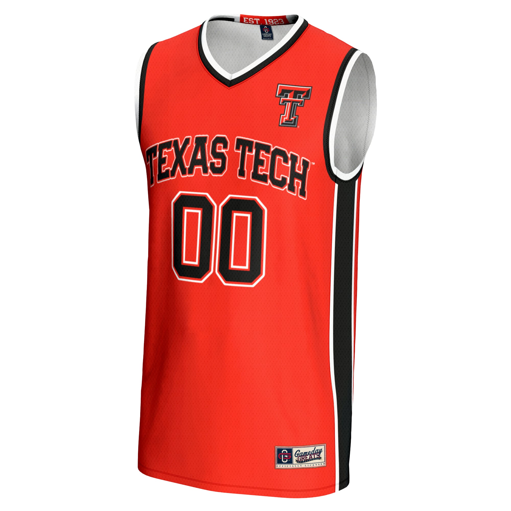 Texas Tech Red Raiders Youth Lightweight Men's Basketball Jersey Red - front view