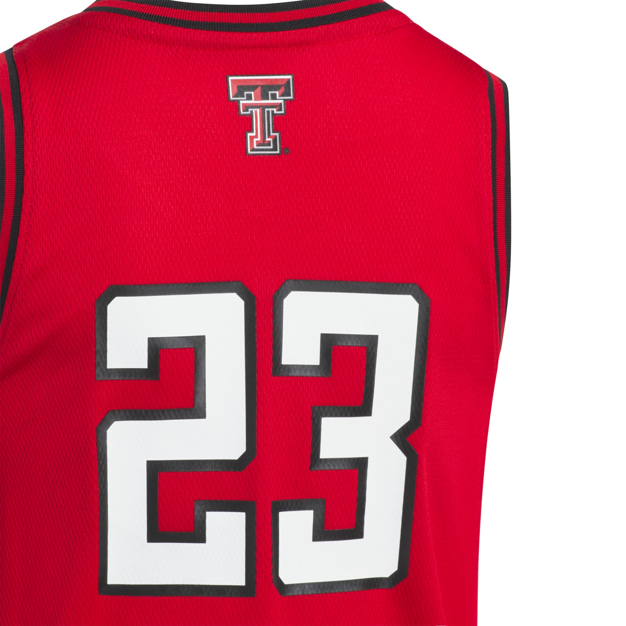 #23 Texas Tech Red Raiders Youth Jersey Red - detail view 1