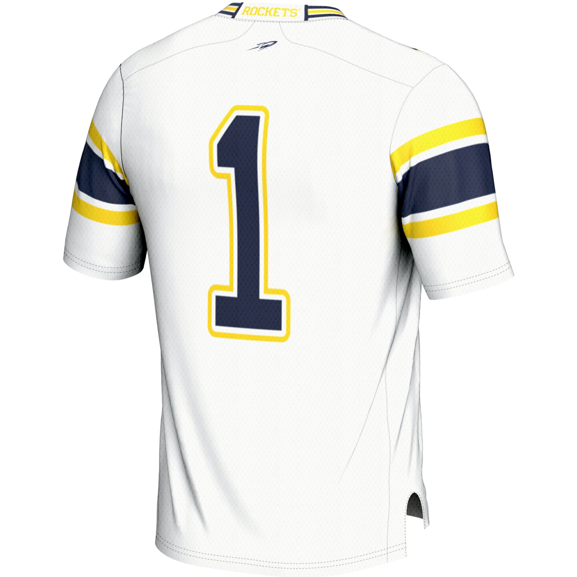 #1 Toledo Rockets Endzone Football Jersey White - detail view 1