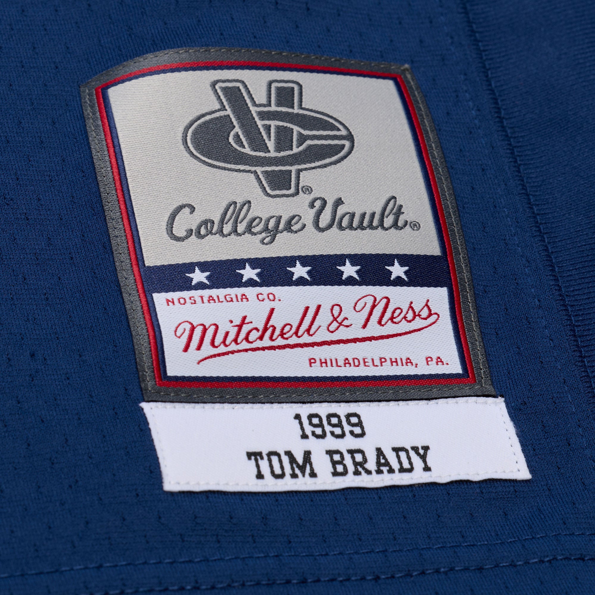 Tom Brady Michigan Wolverines 1999 Jersey Navy - detail view 1