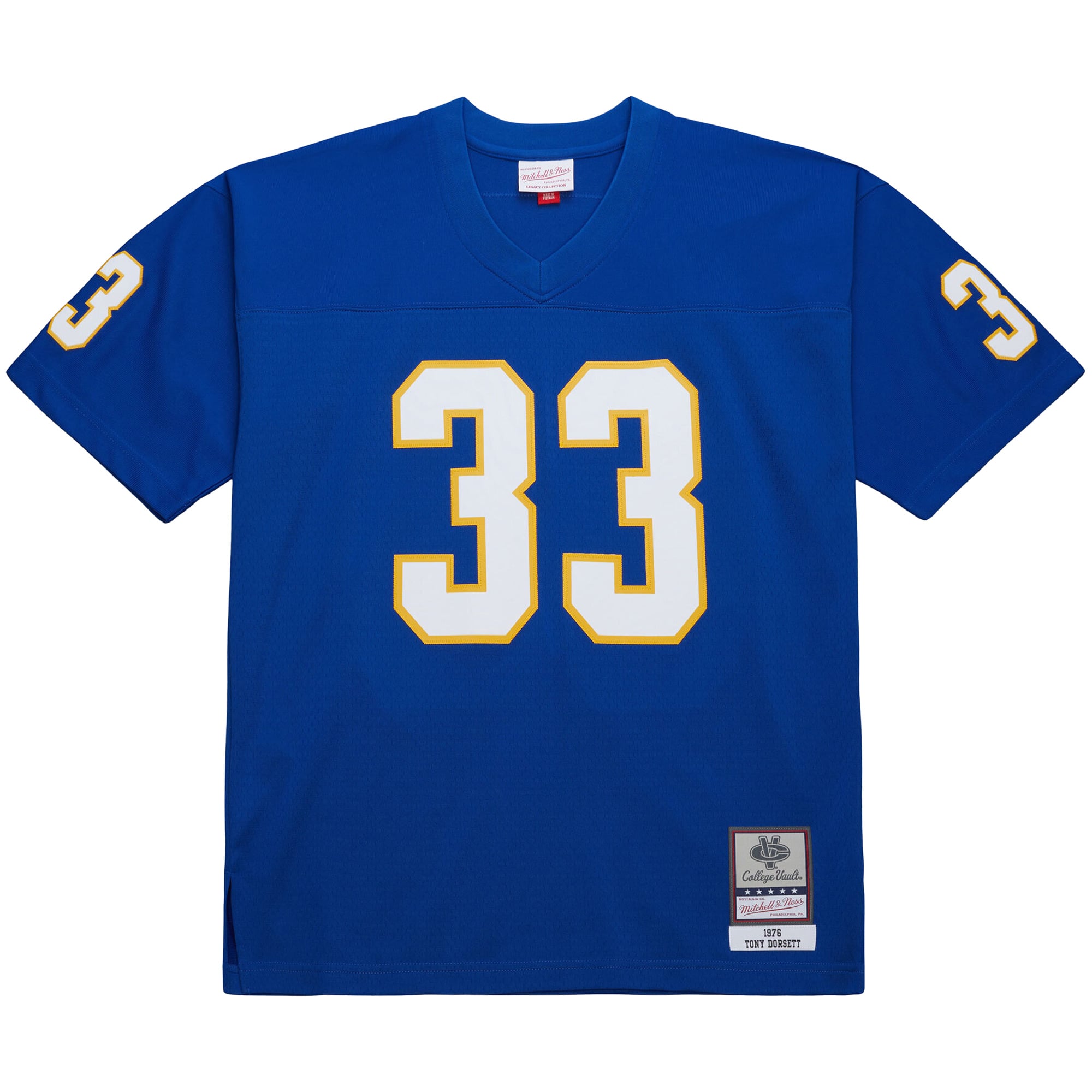 Tony Dorsett Pitt Panthers 1976 Jersey Royal - front view
