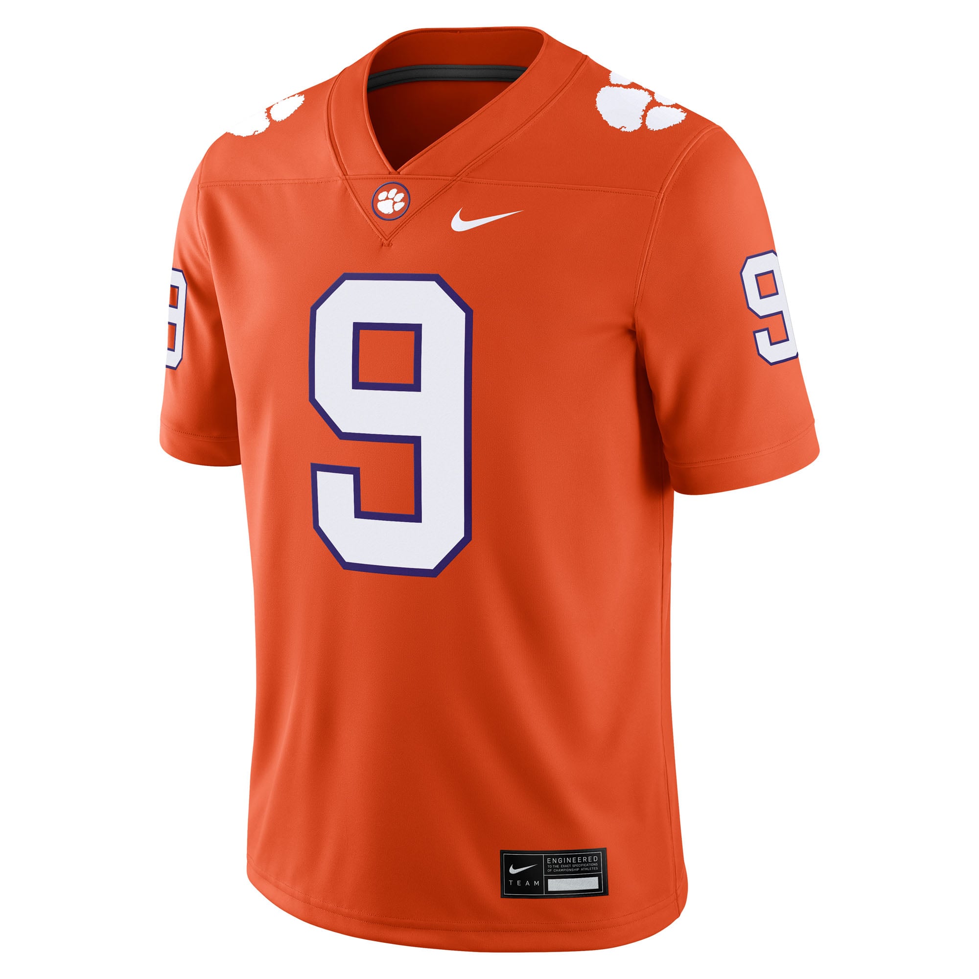 Travis Etienne Clemson Tigers Player Jersey Orange - front view