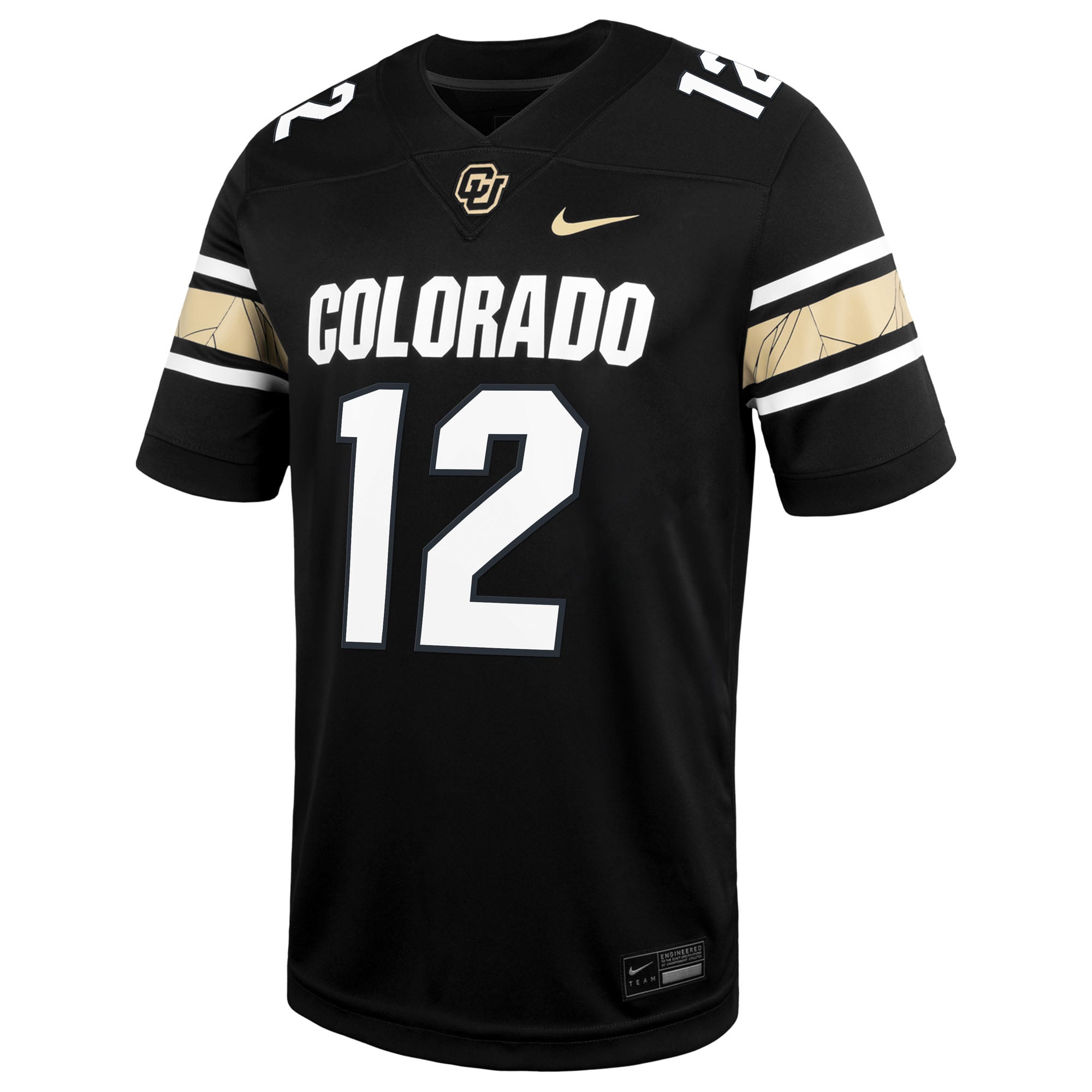 Travis Hunter Colorado Buffaloes Alternate Alumni Jersey Black - front view