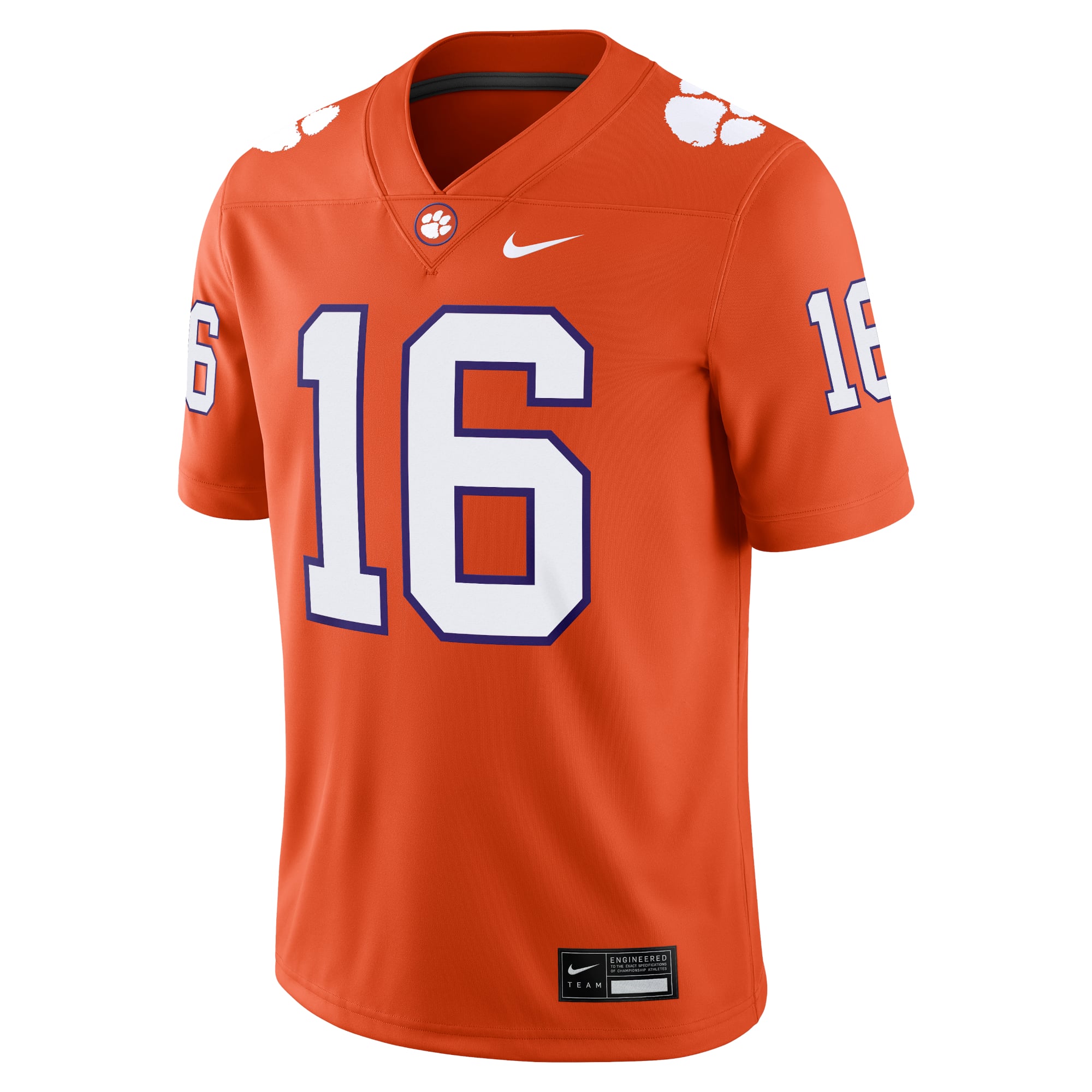 Trevor Lawrence Clemson Tigers Alumni Jersey Orange - front view