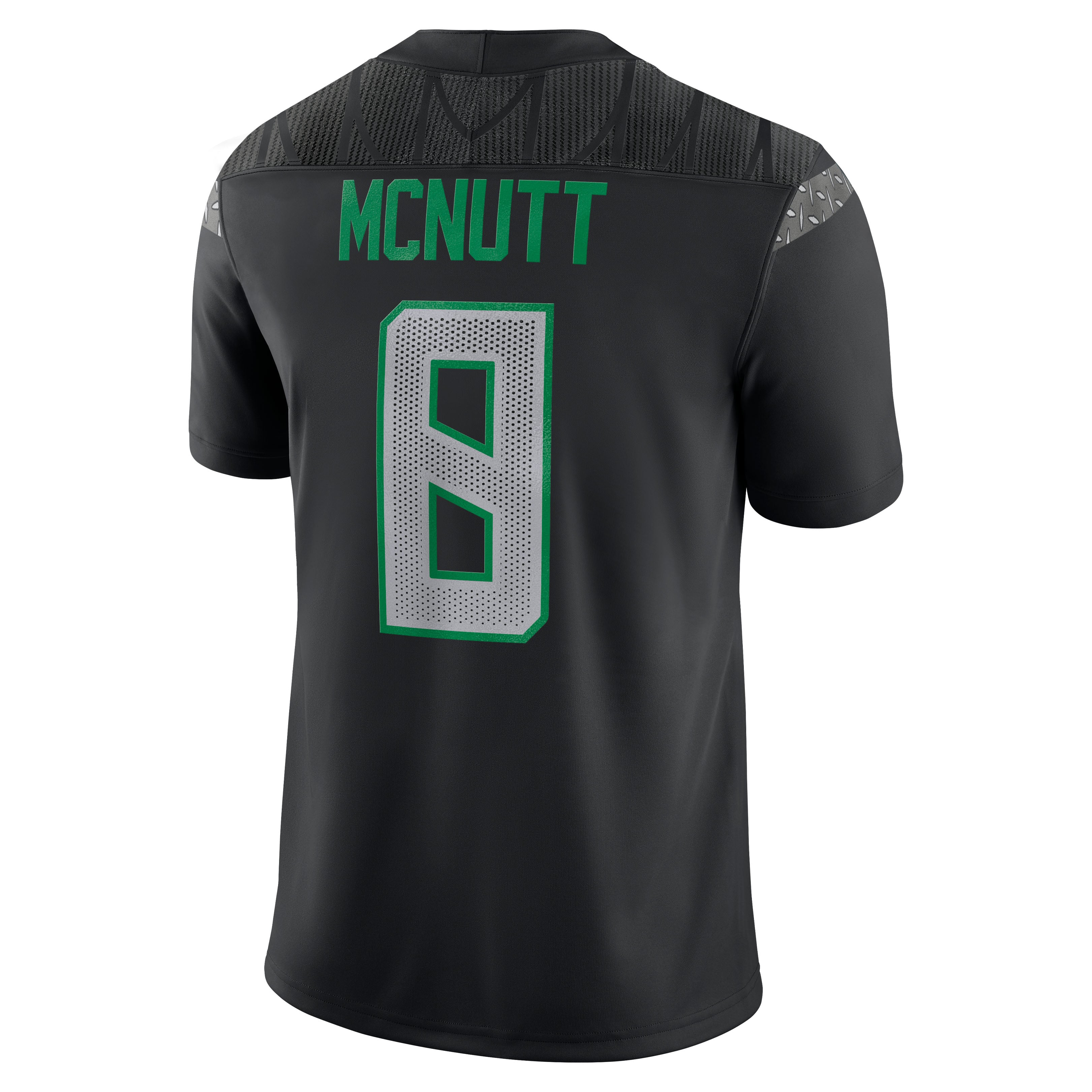 Trey McNutt Oregon Ducks Home Jersey Black - back view