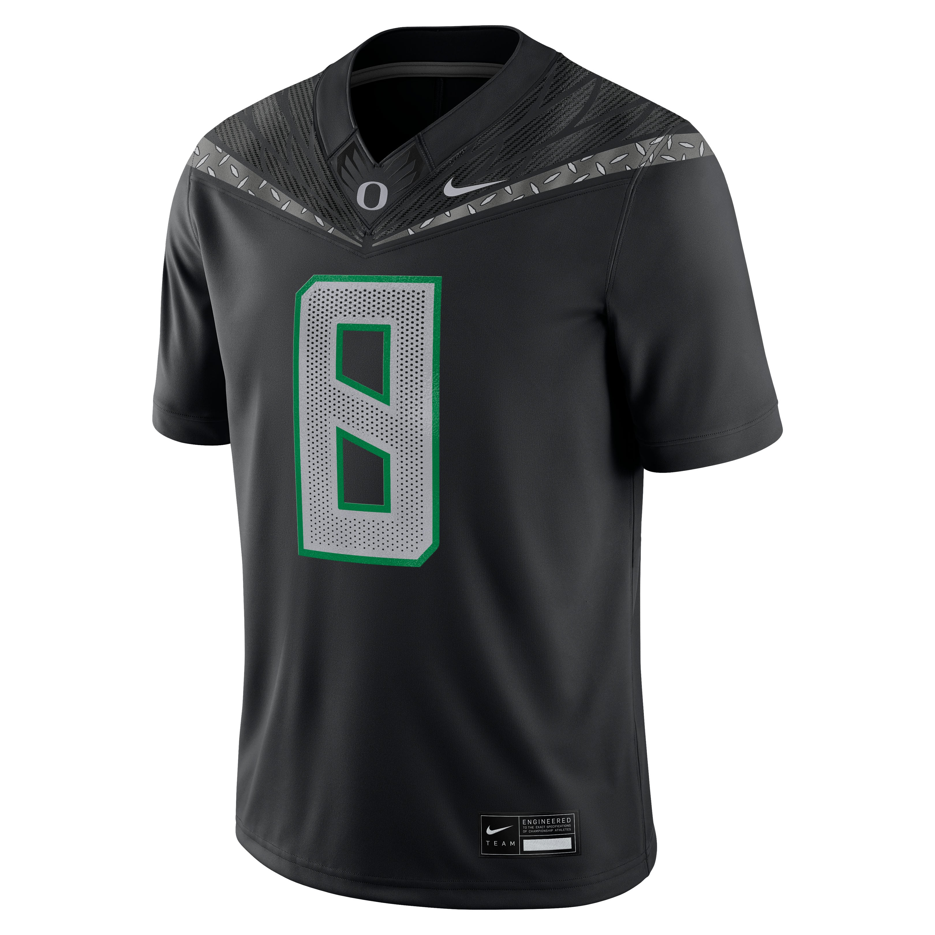 Trey McNutt Oregon Ducks Home Jersey Black - front view