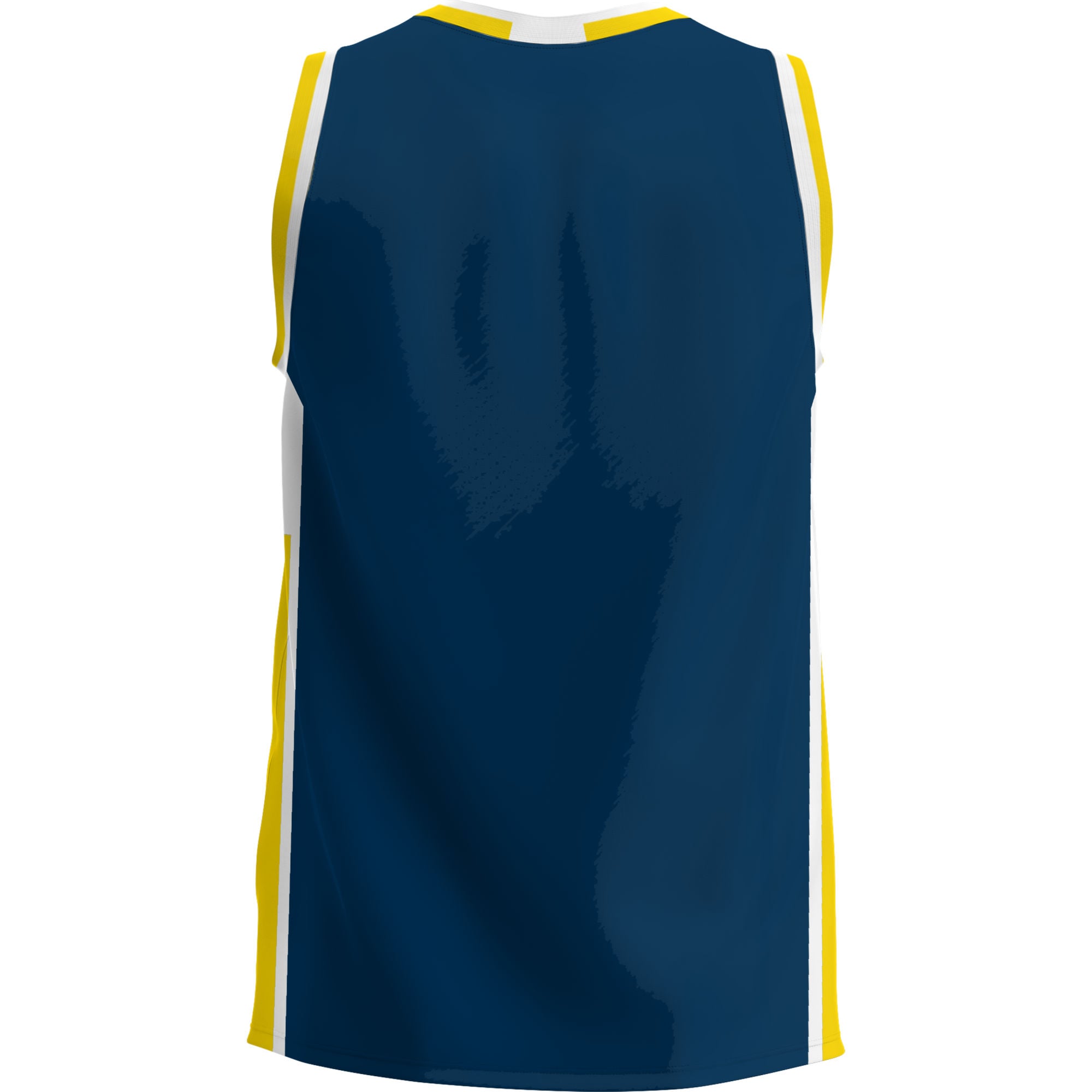 Trinity Bantams Lightweight Basketball Jersey Blue - back view