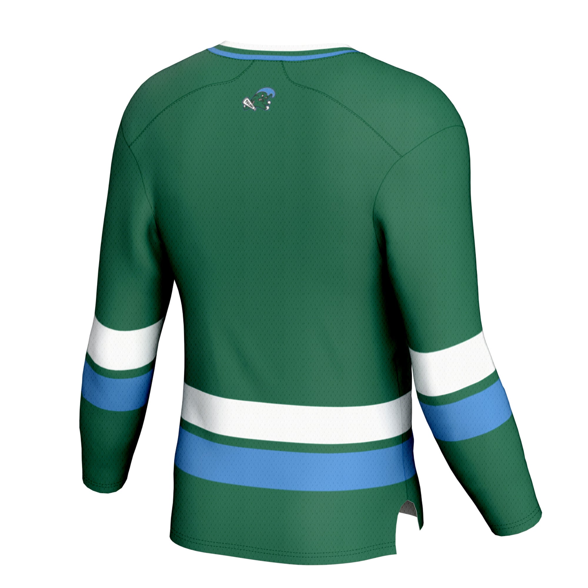 Tulane Green Wave Spirit Hockey Jersey Green - back view