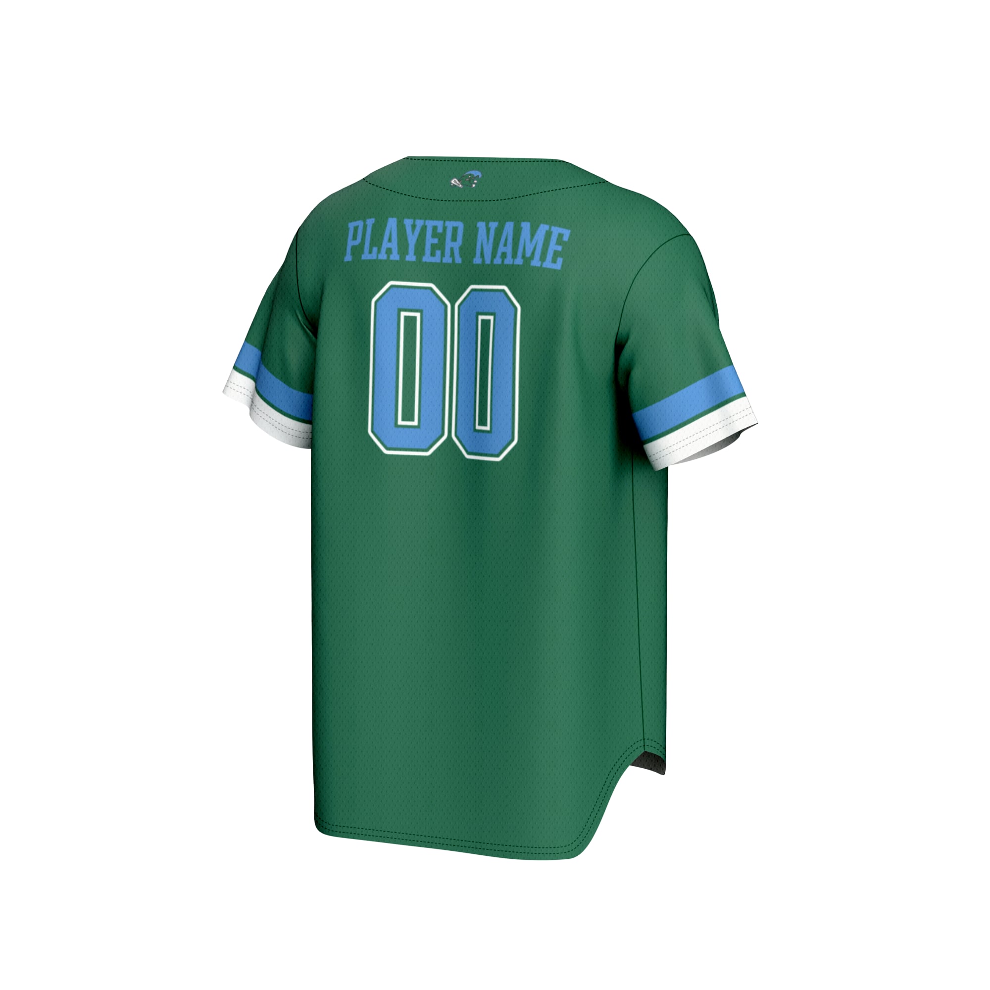 Tulane Green Wave Youth Lightweight Baseball Jersey Green - back view