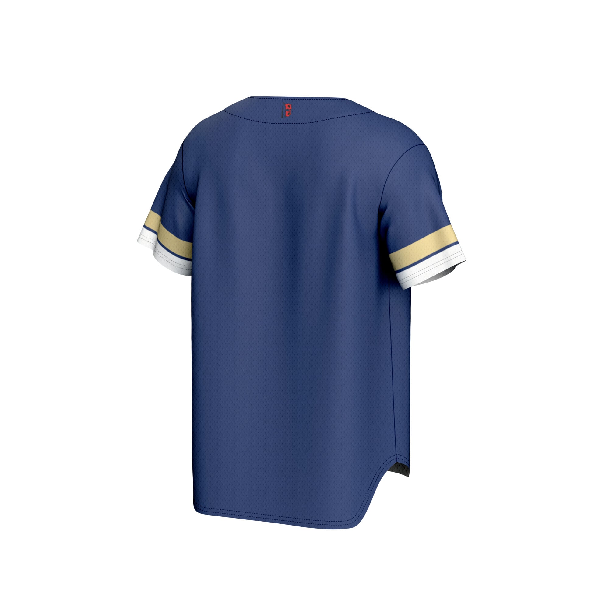 Tulsa Golden Hurricane Baseball Jersey Royal - back view