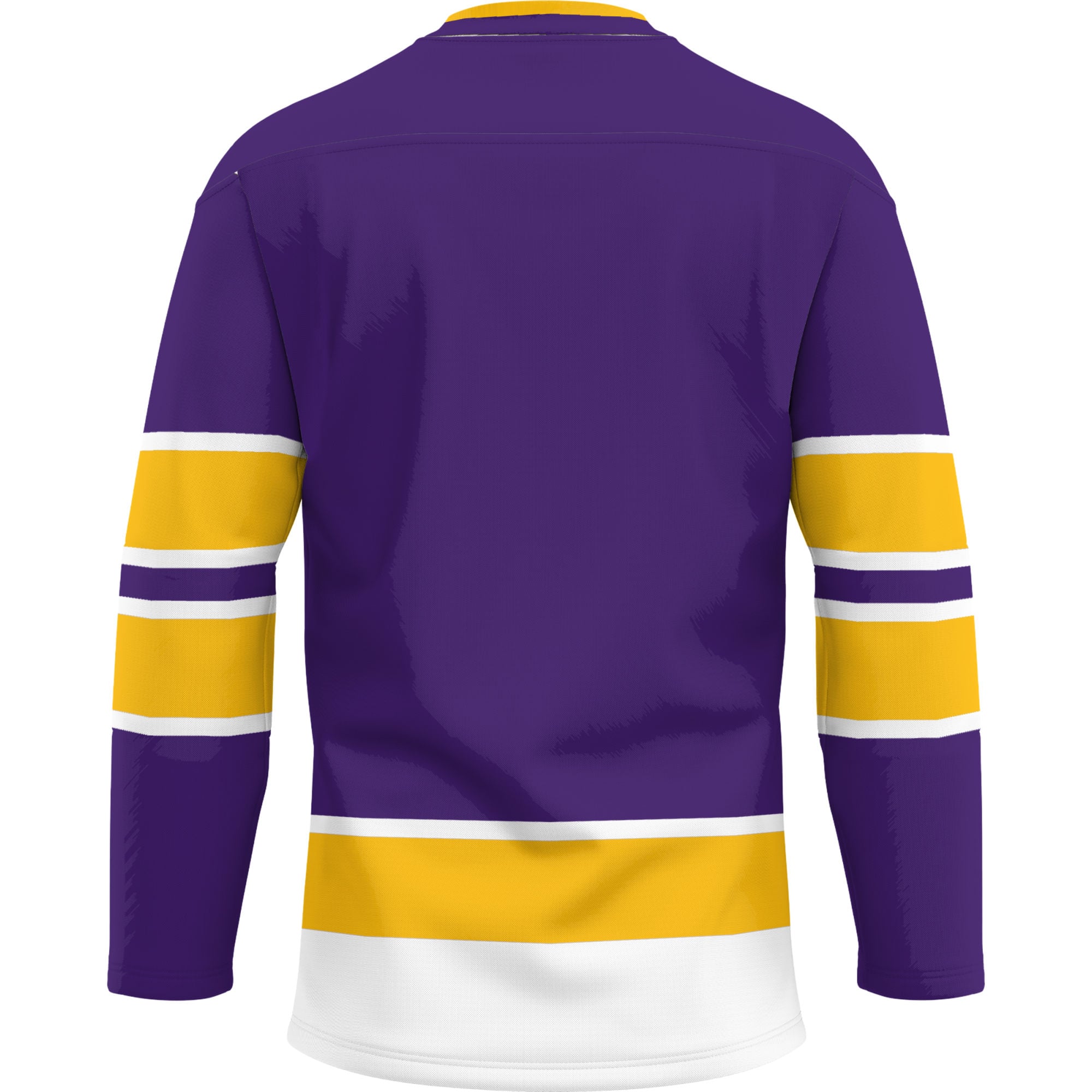 UAlbany Great Danes Hockey Jersey Purple - back view