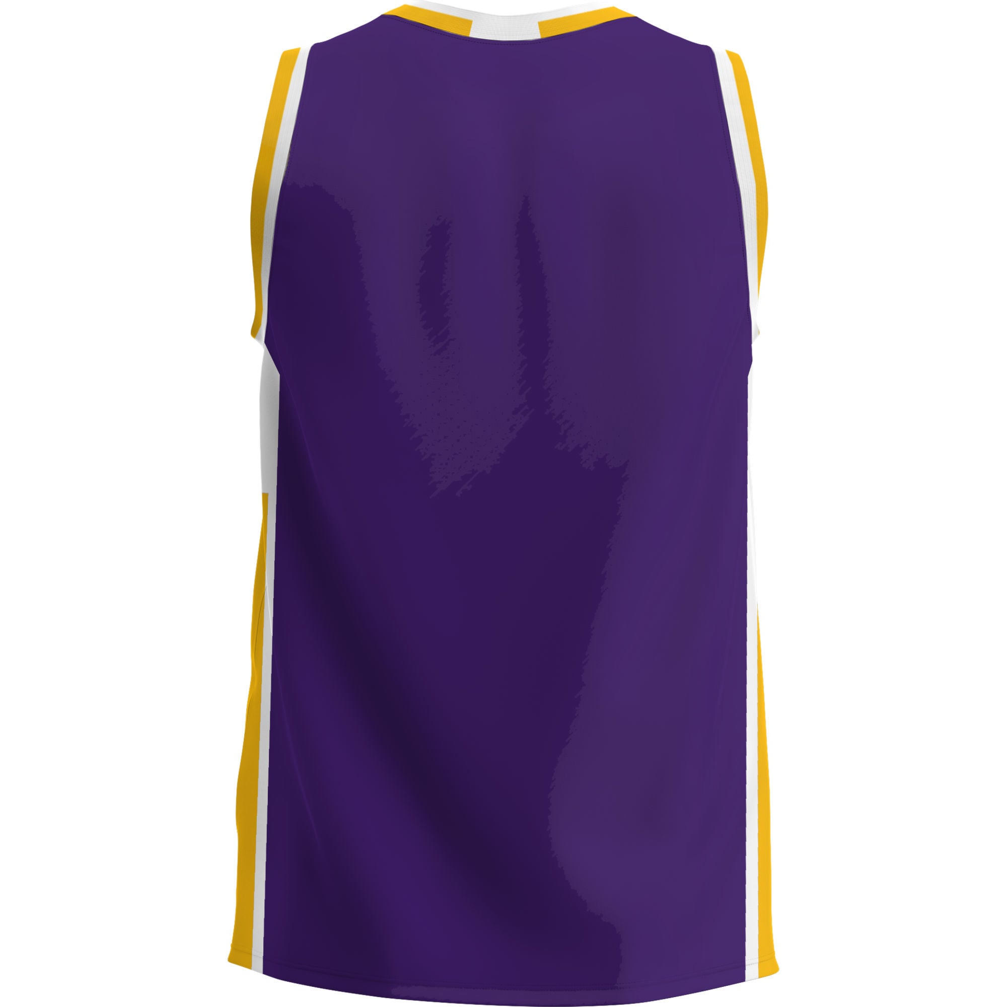UAlbany Great Danes Youth Lightweight Basketball Jersey Purple - back view