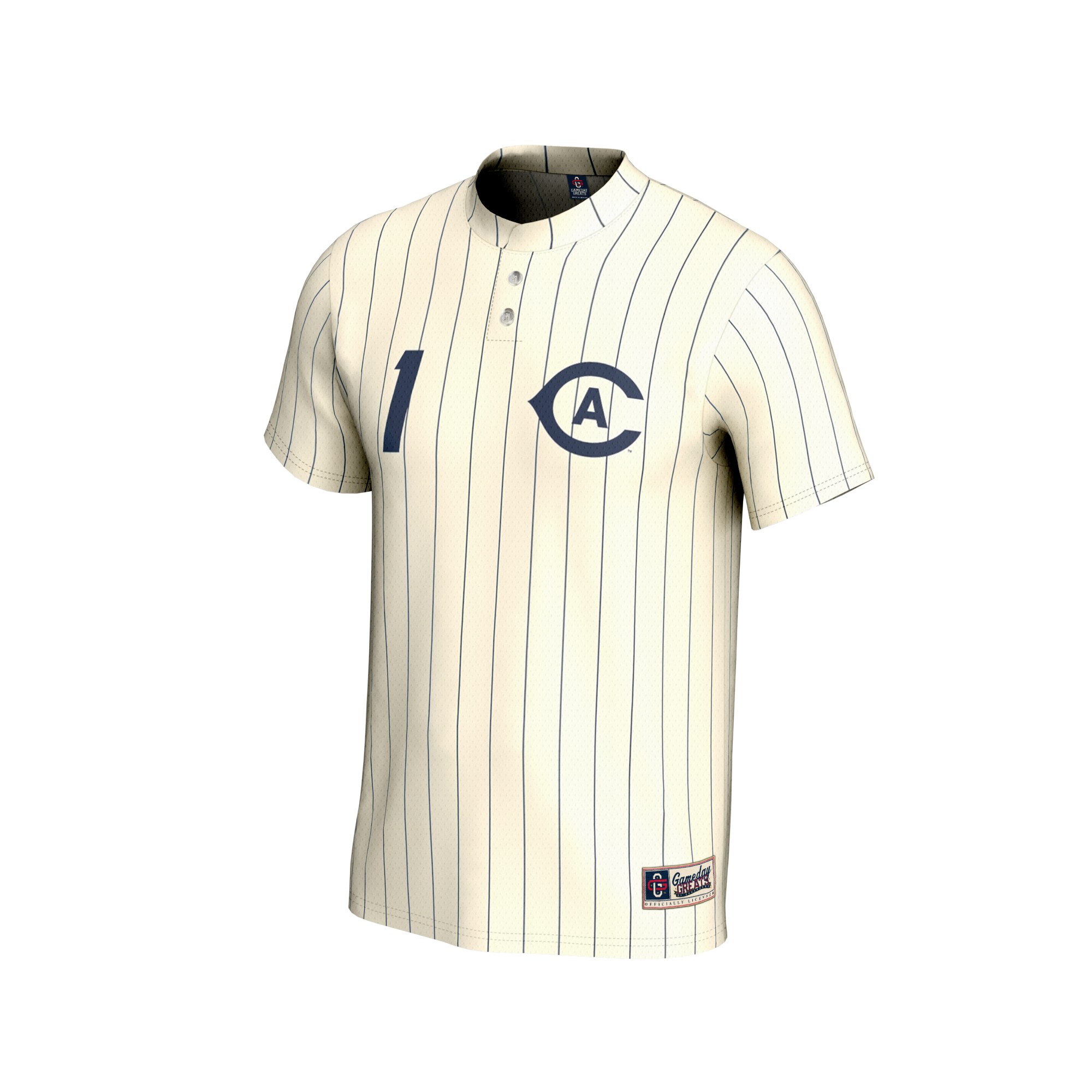 UC Davis Aggies Unisex Lightweight Collegiate Baseball Fashion Jersey White - front view