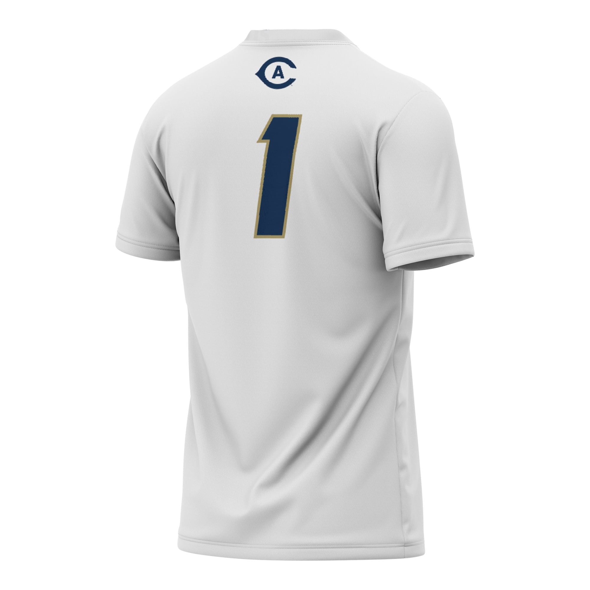 UC Davis Aggies Unisex Lightweight Collegiate Men's Lacrosse Fashion Jersey White - back view