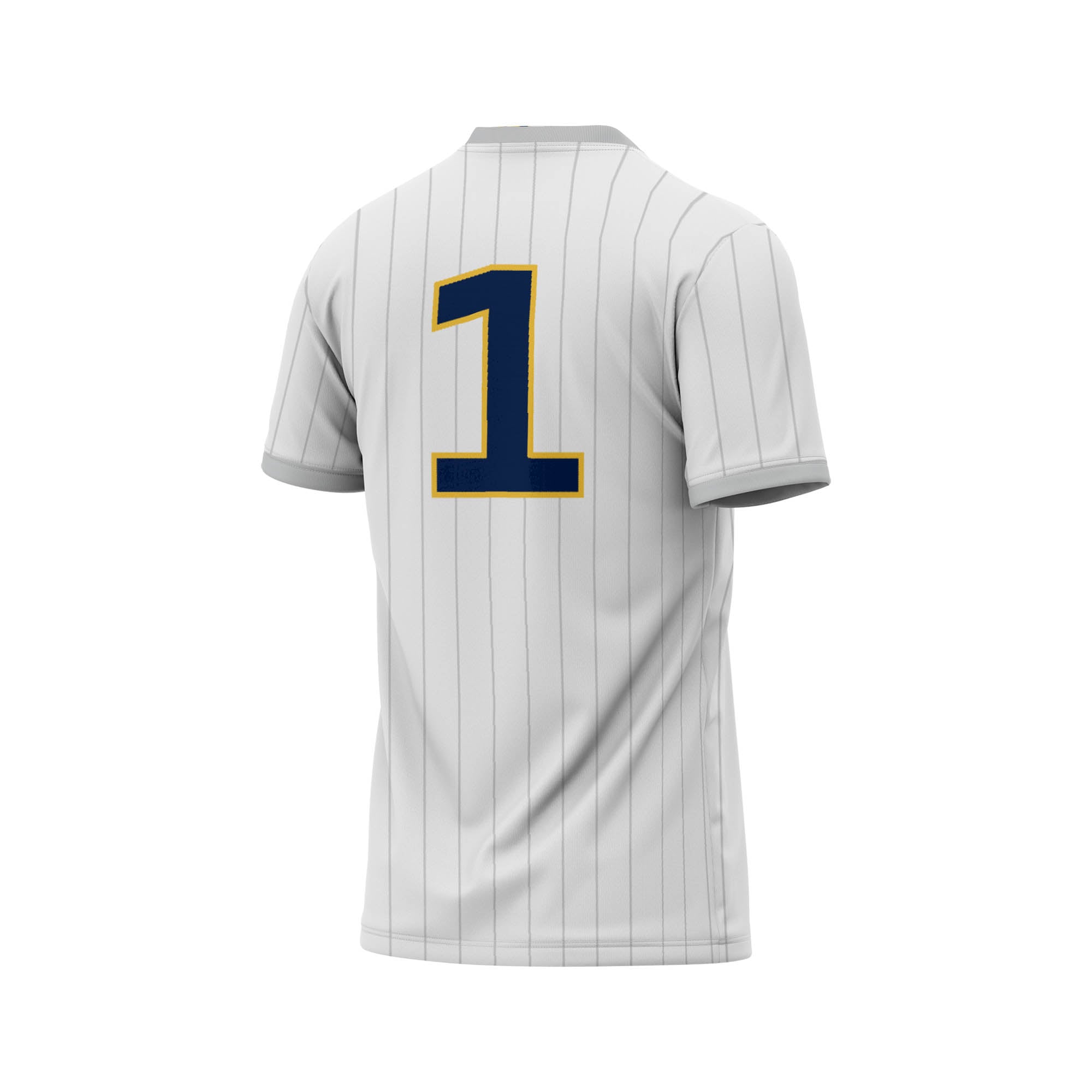 #1 UC Irvine Anteaters Lightweight Soccer Fashion Jersey White - back view