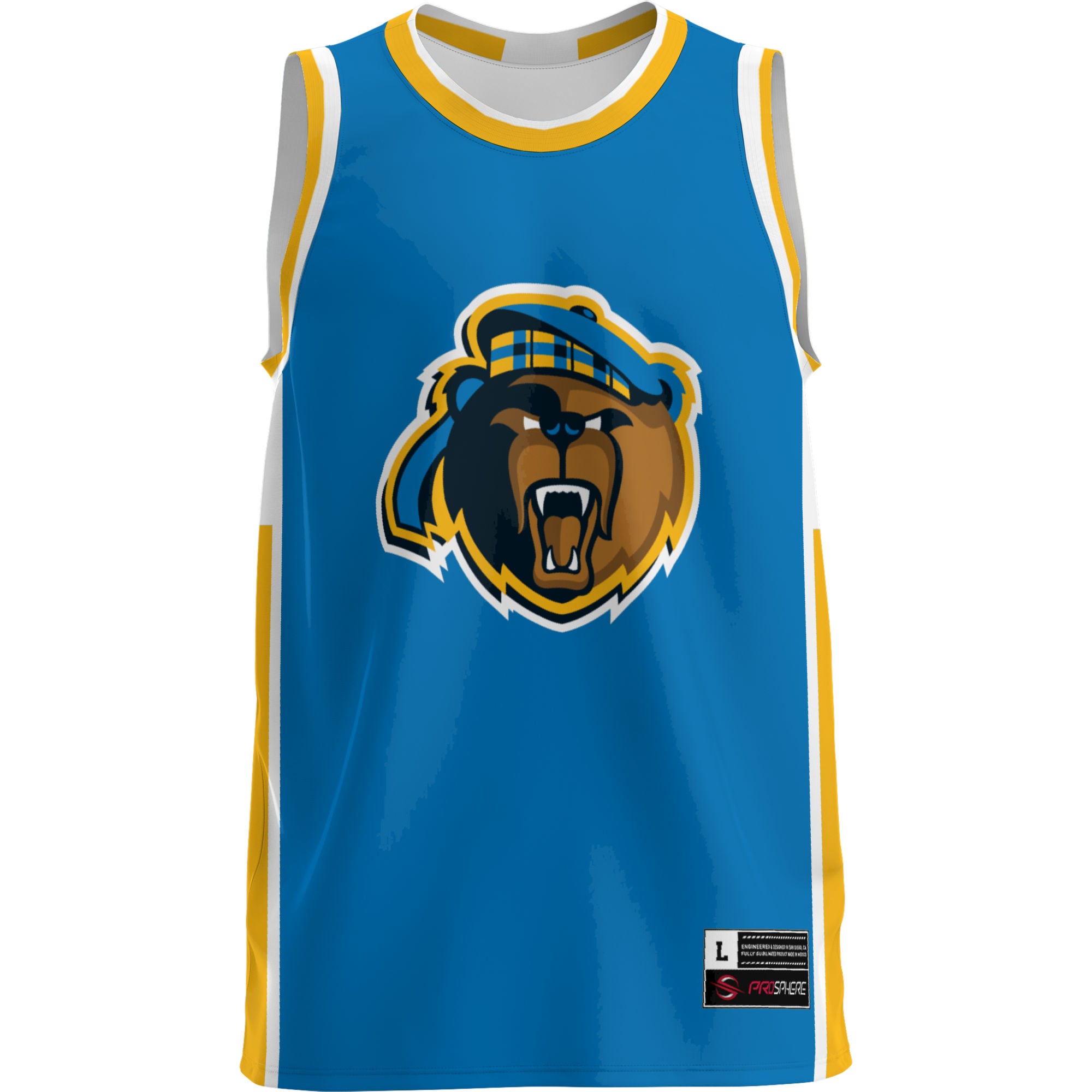 UC Riverside Highlanders Lightweight Basketball Jersey Blue - front view