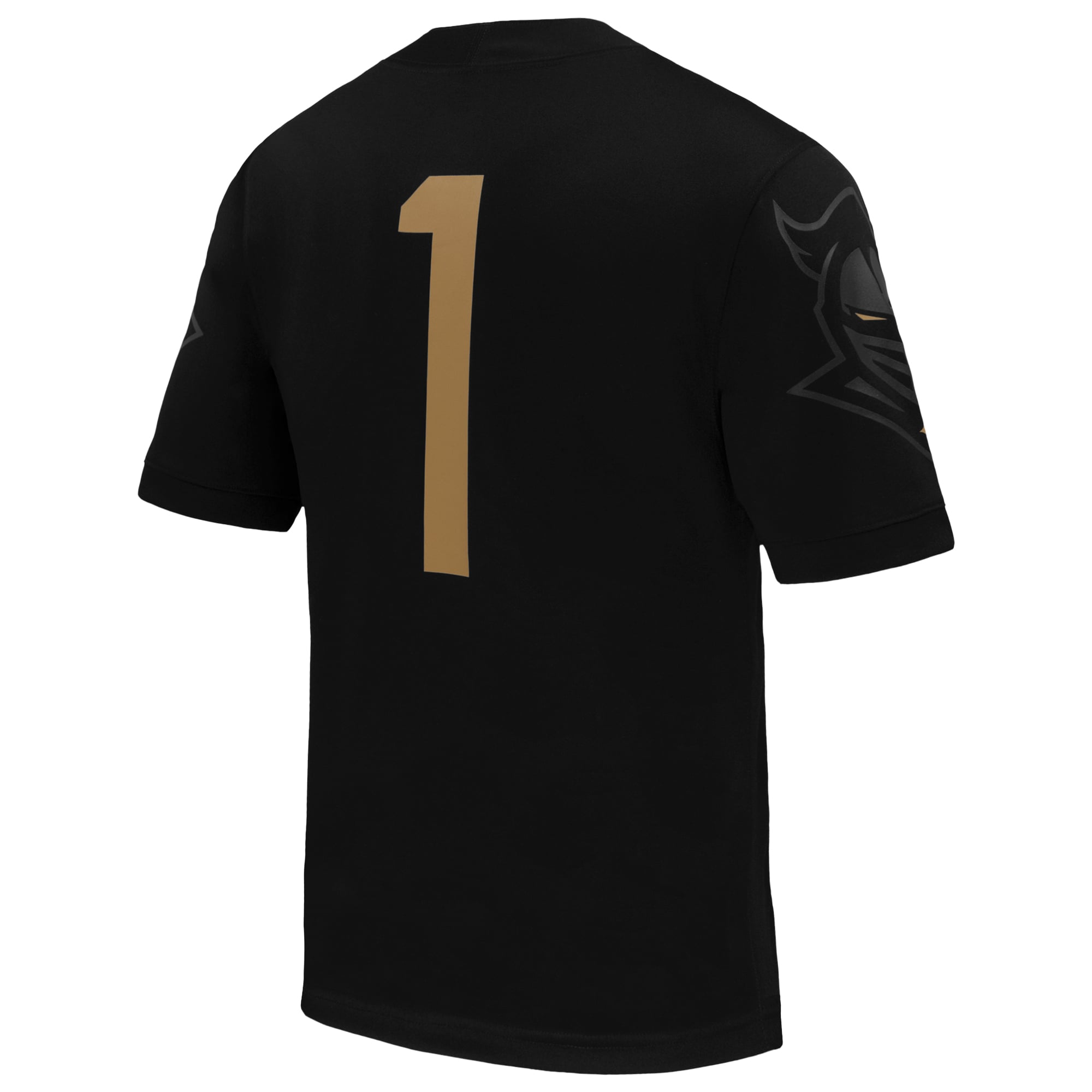 #1 UCF Knights Alternate Football Jersey Black - back view