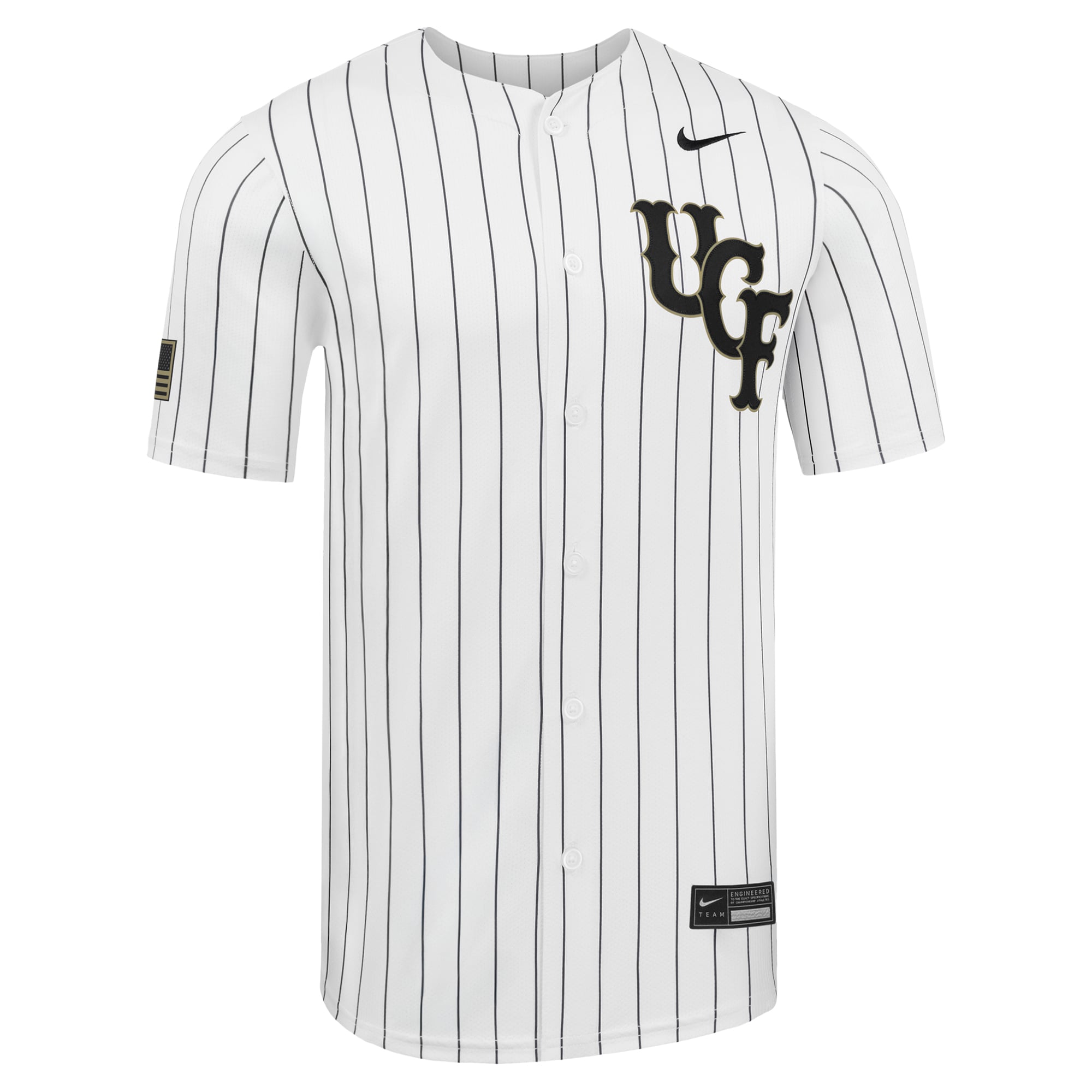 UCF Knights Baseball Jersey White - back view