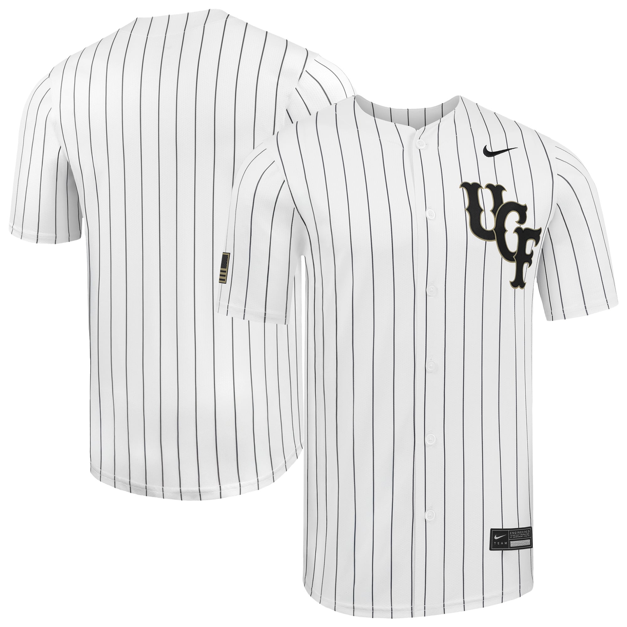 UCF Knights Baseball Jersey White - front view
