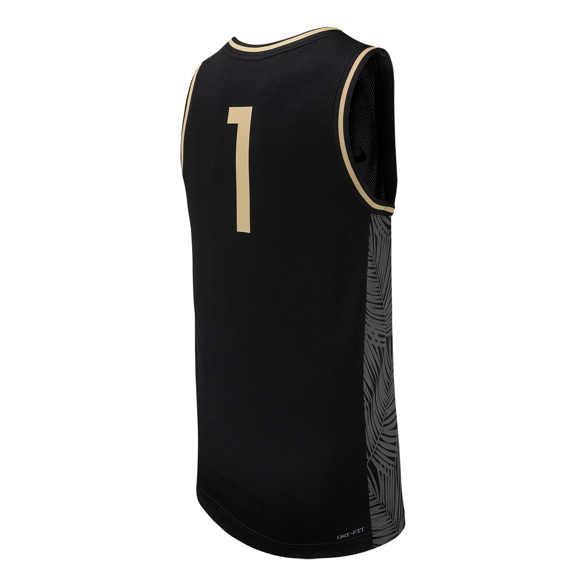 #1 UCF Knights Basketball Jersey Black - back view