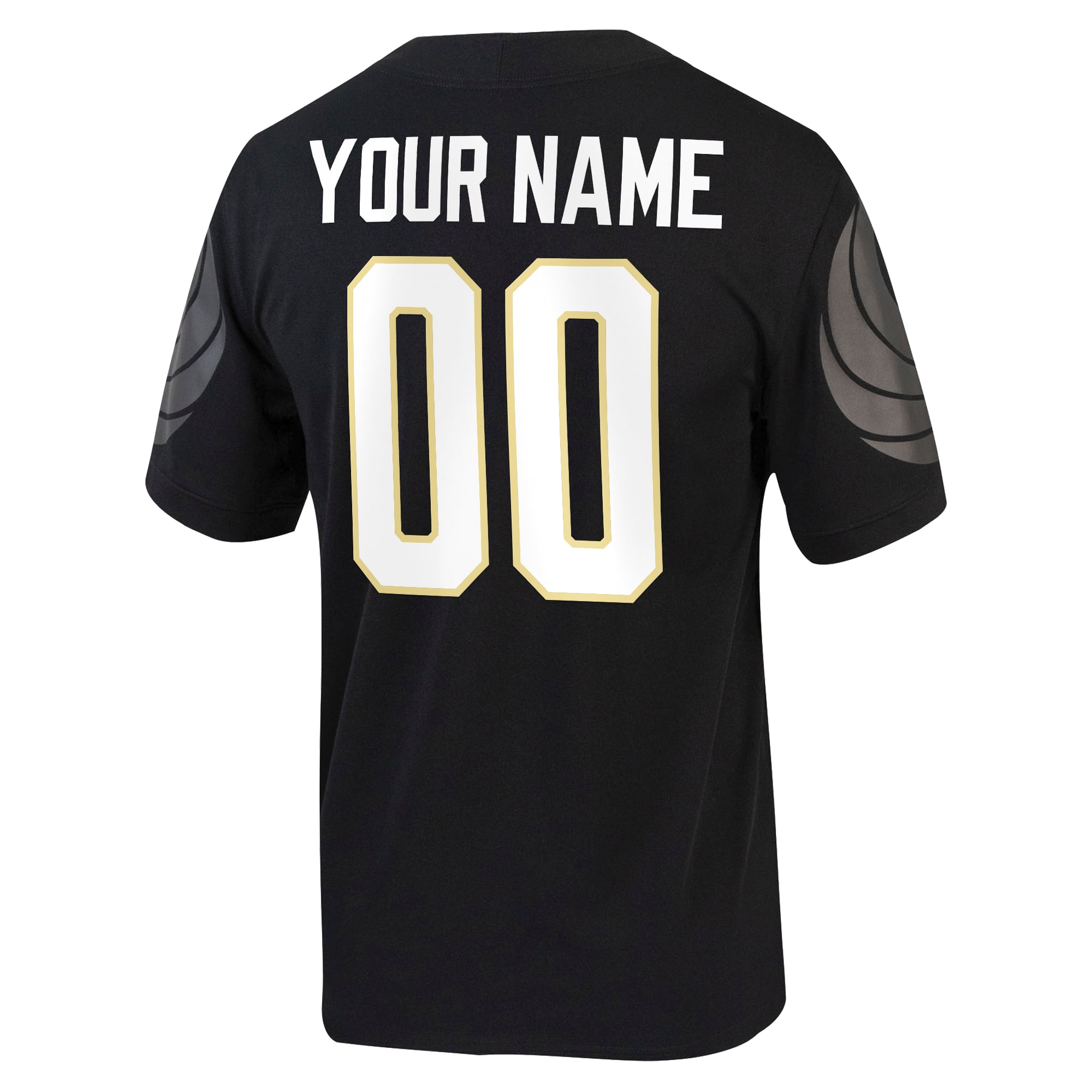 UCF Knights Football Custom Jersey Black - back view