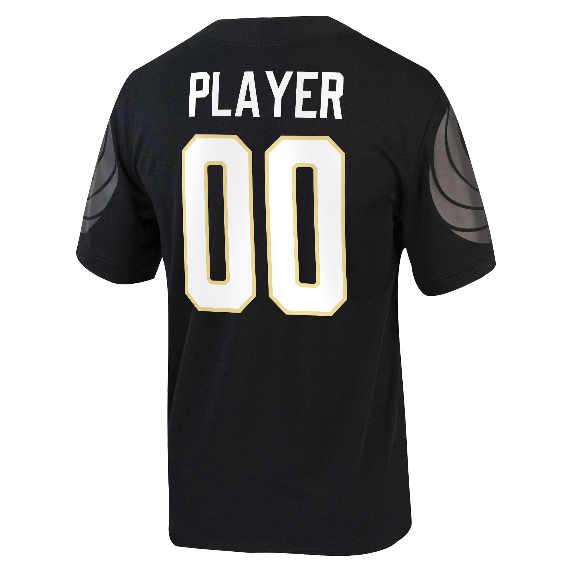 UCF Knights Home Custom Jersey Black - back view