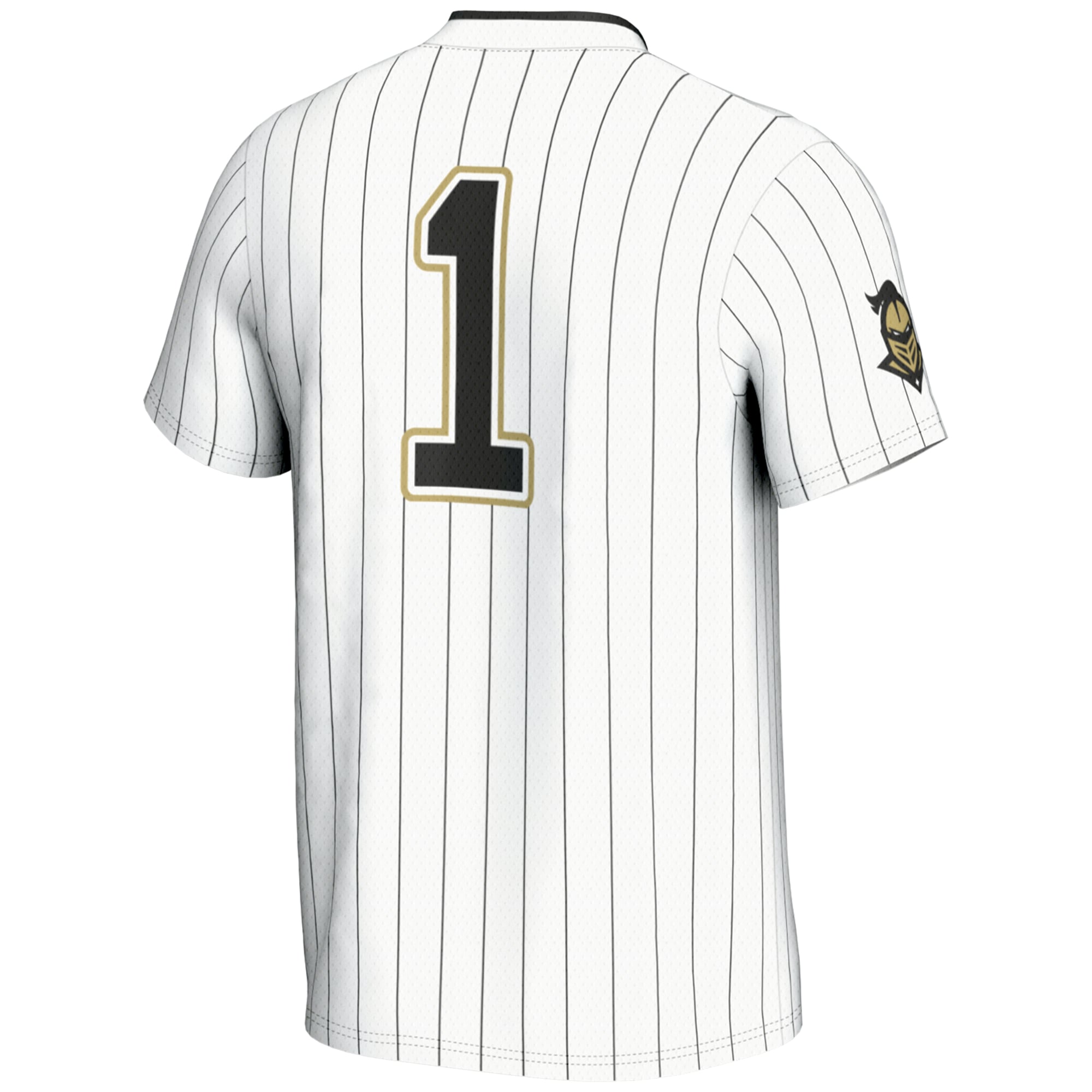 #1 UCF Knights Lightweight Softball Jersey White - back view