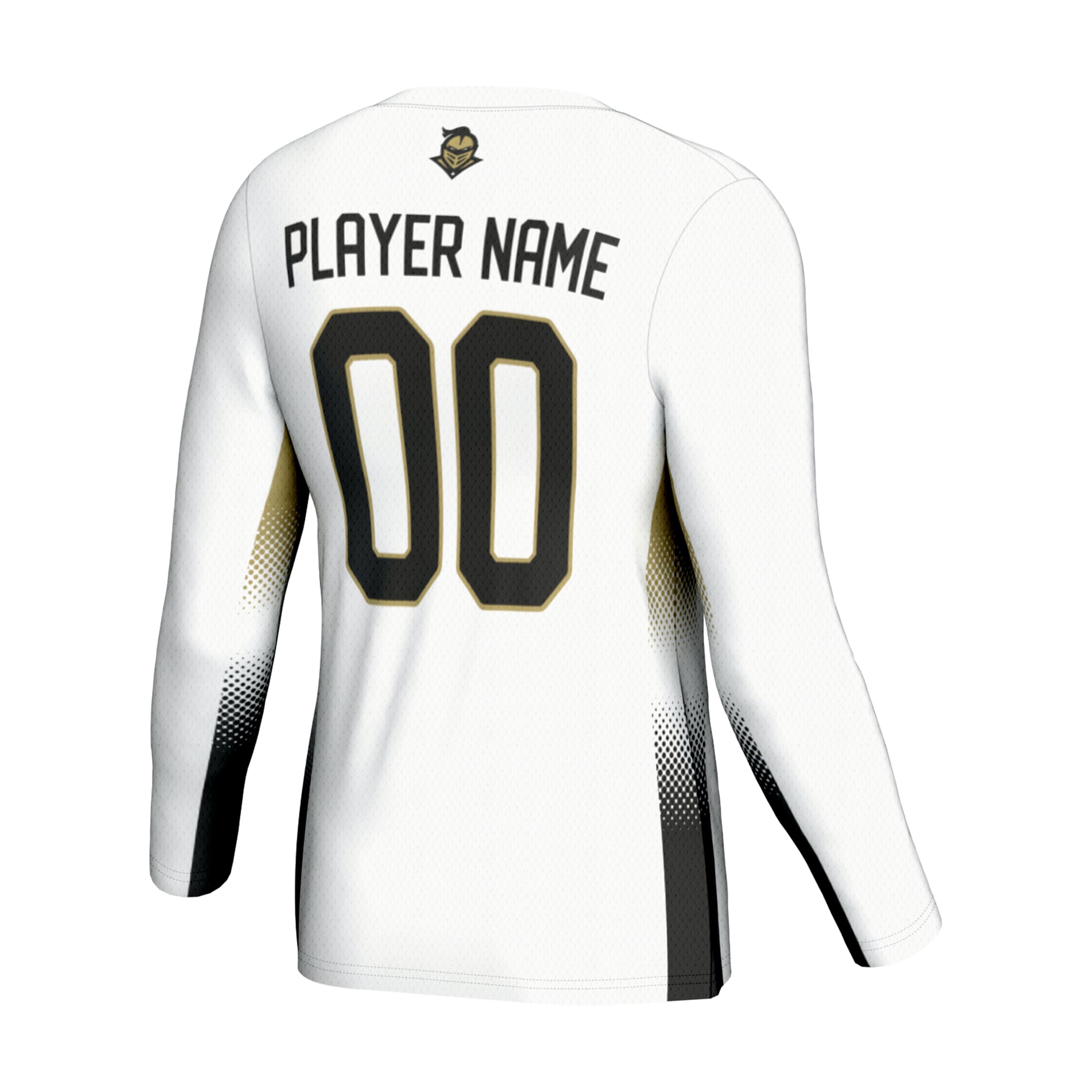 UCF Knights Unisex Lightweight Volleyball Jersey White - back view