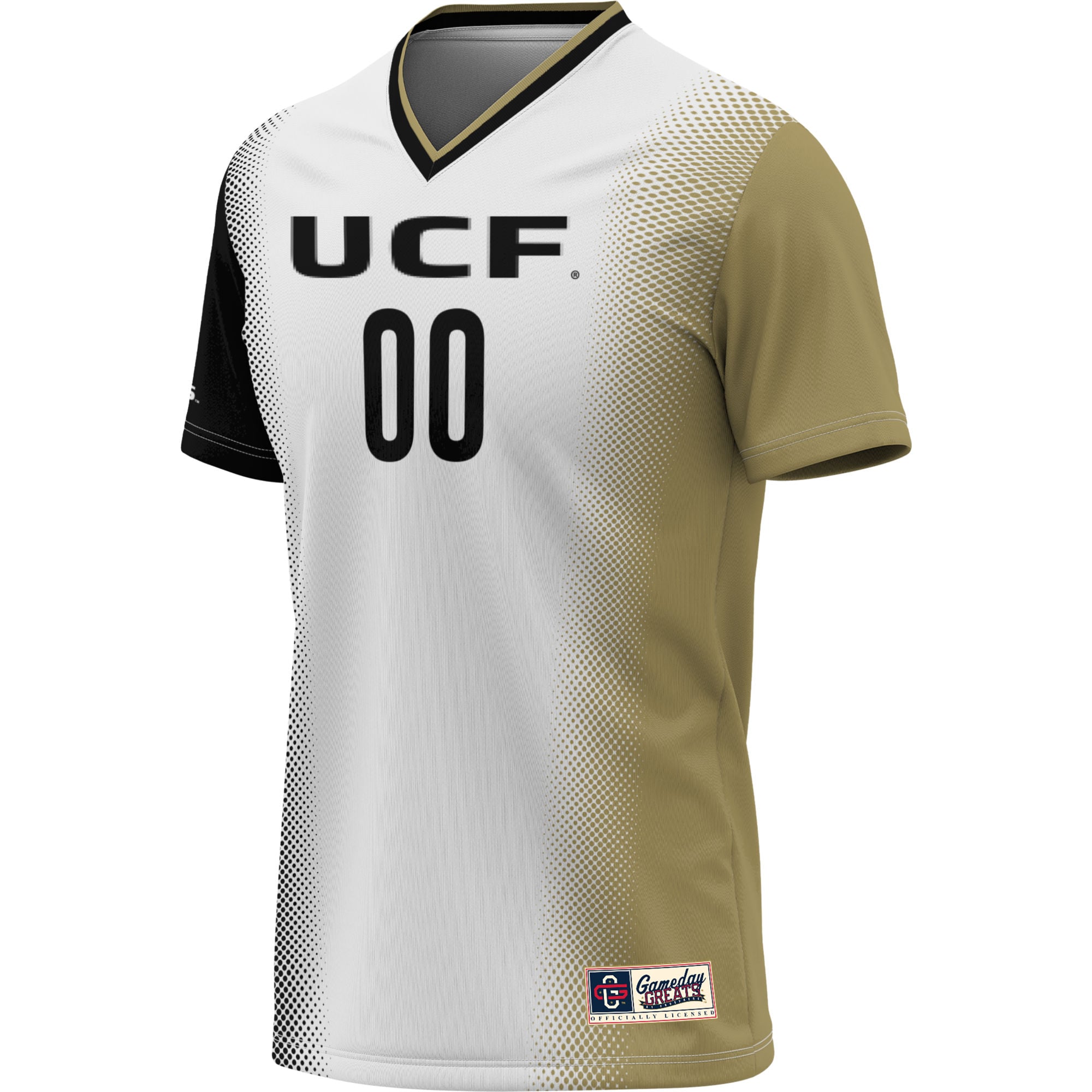 UCF Knights Youth Lightweight Women's Soccer Jersey White - front view