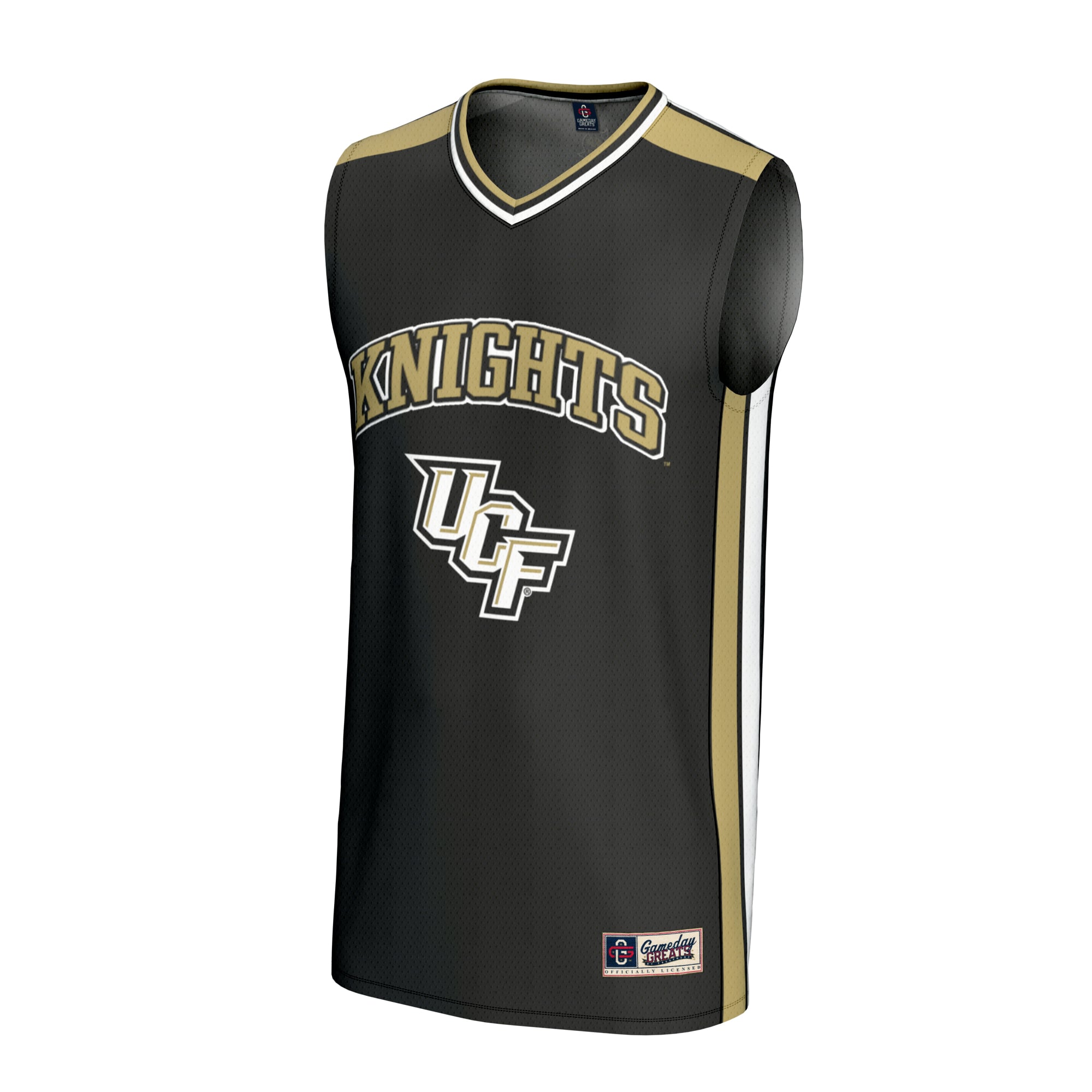 UCF Knights Unisex Spirit Basketball Jersey Black - front view