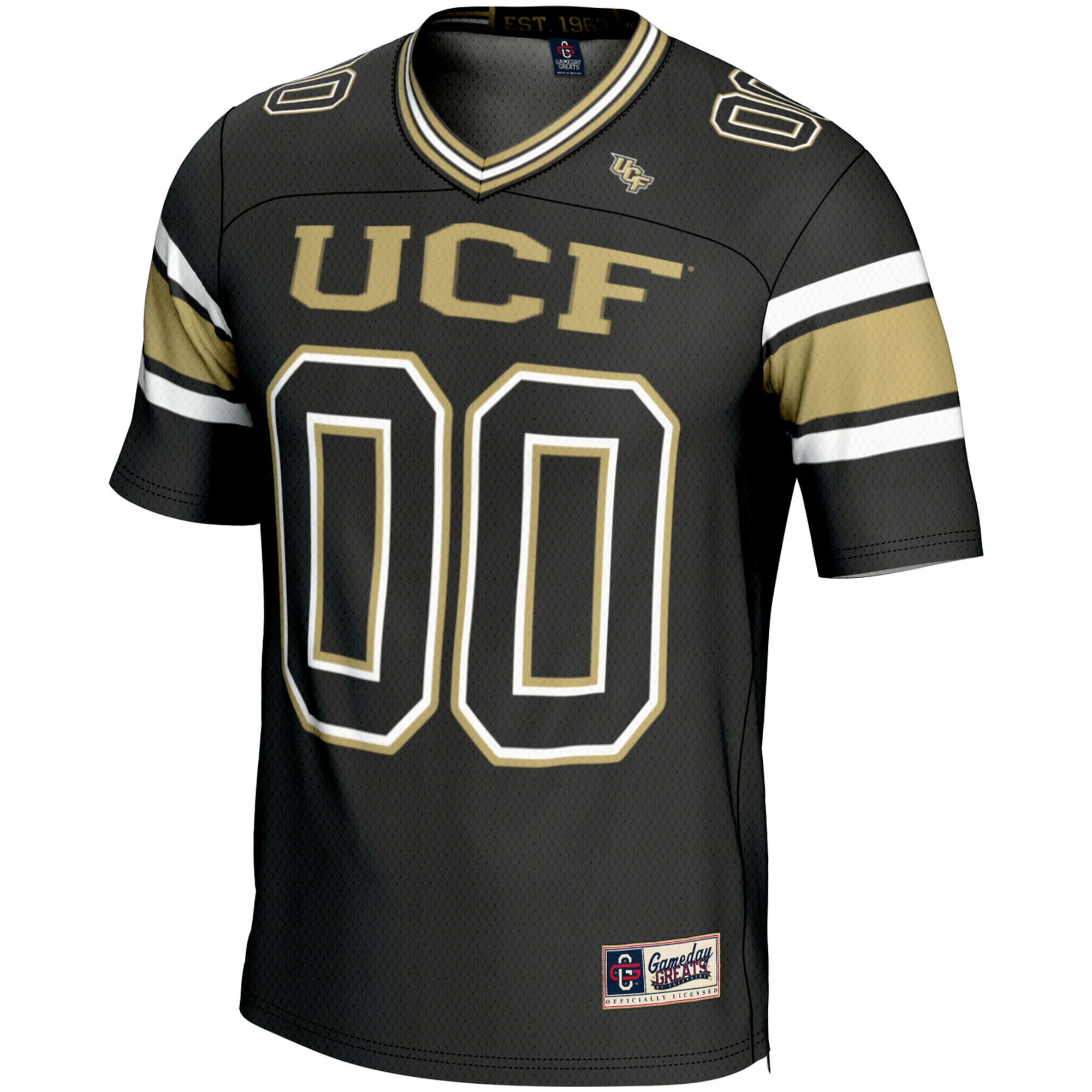 UCF Knights Youth Football Jersey Black - front view