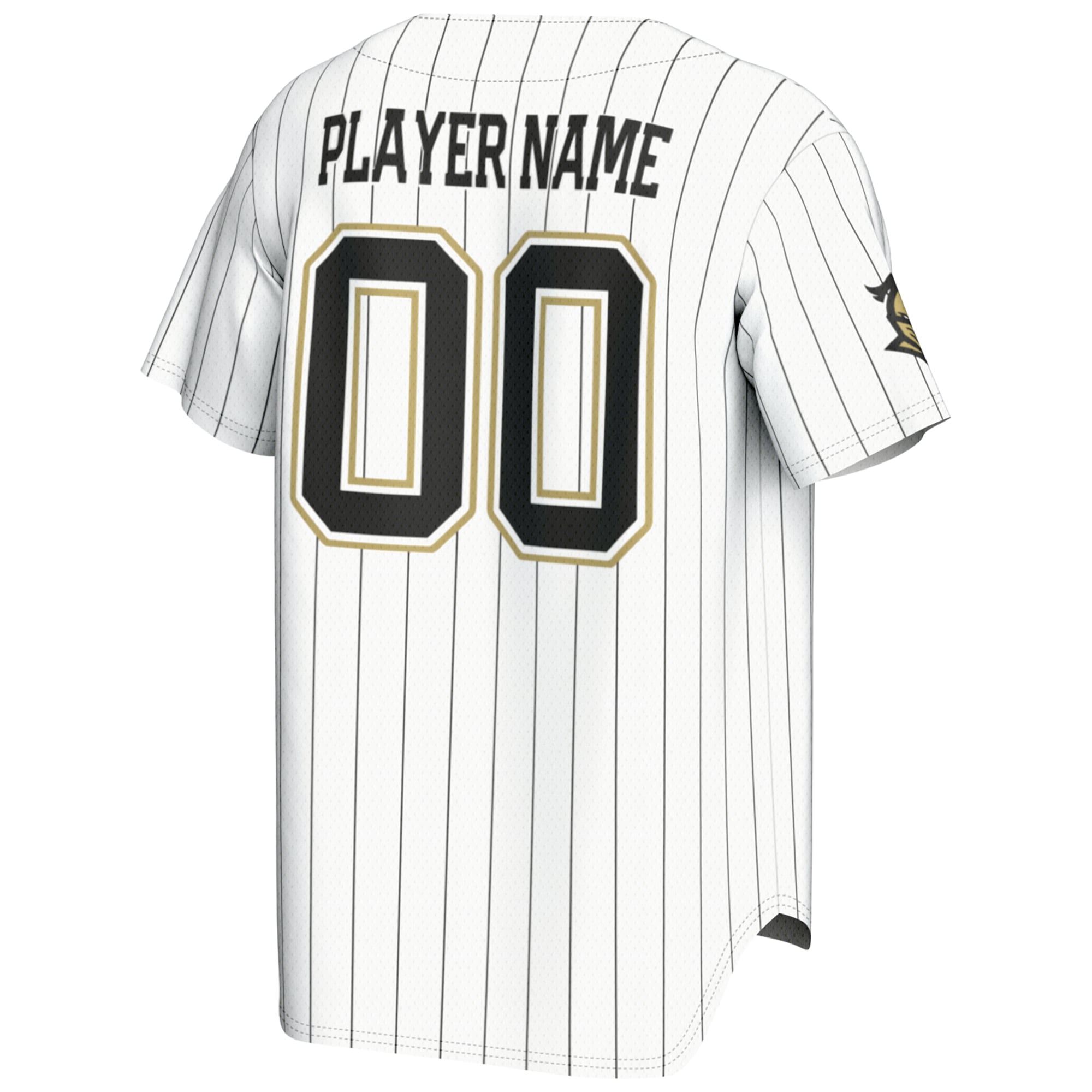 UCF Knights Youth Lightweight Baseball Jersey White - back view