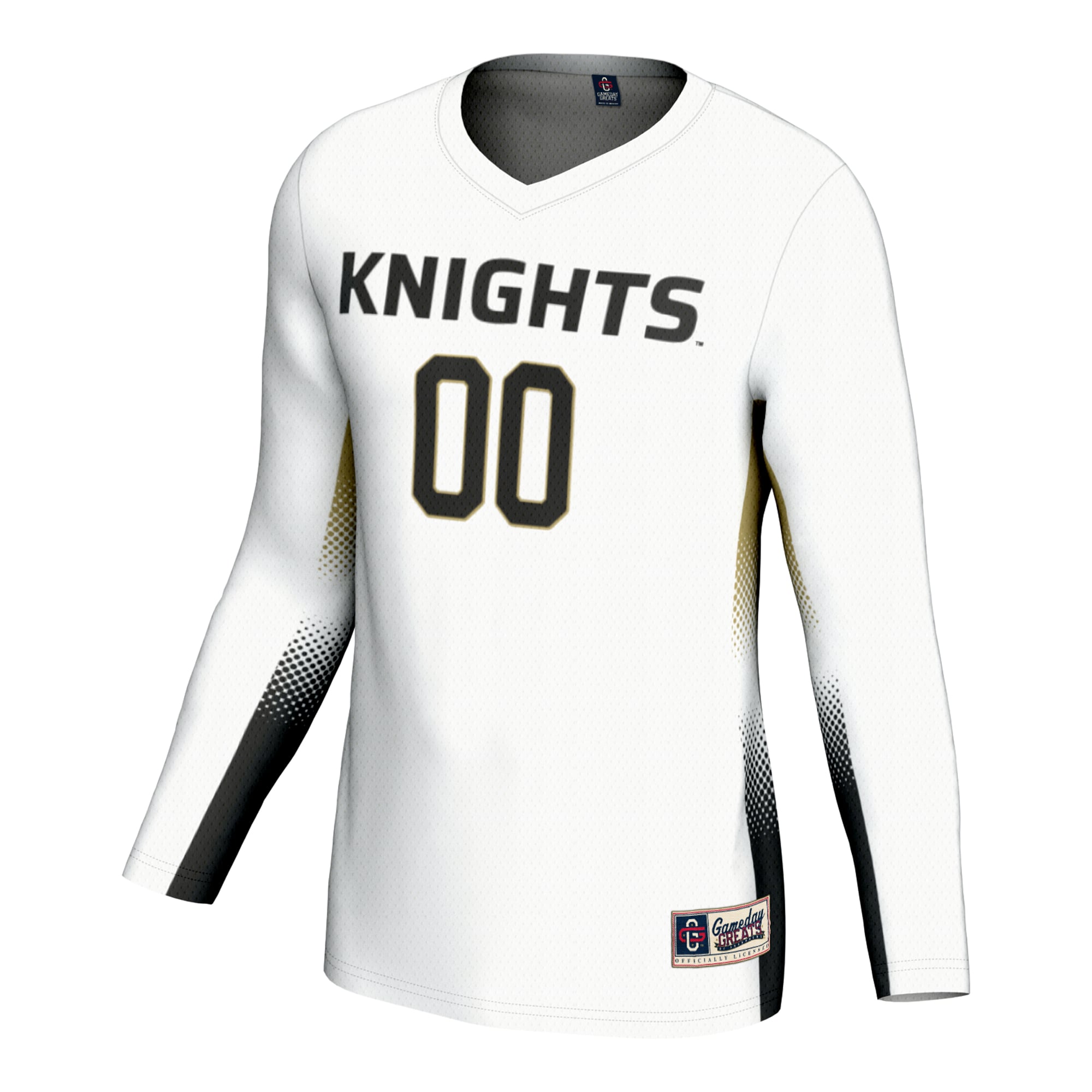 UCF Knights Youth Lightweight Volleyball Jersey White - front view