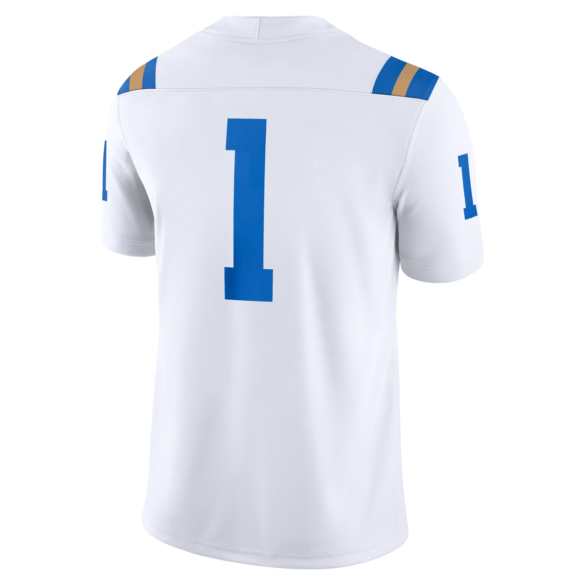 #1 UCLA Bruins Jersey White - back view