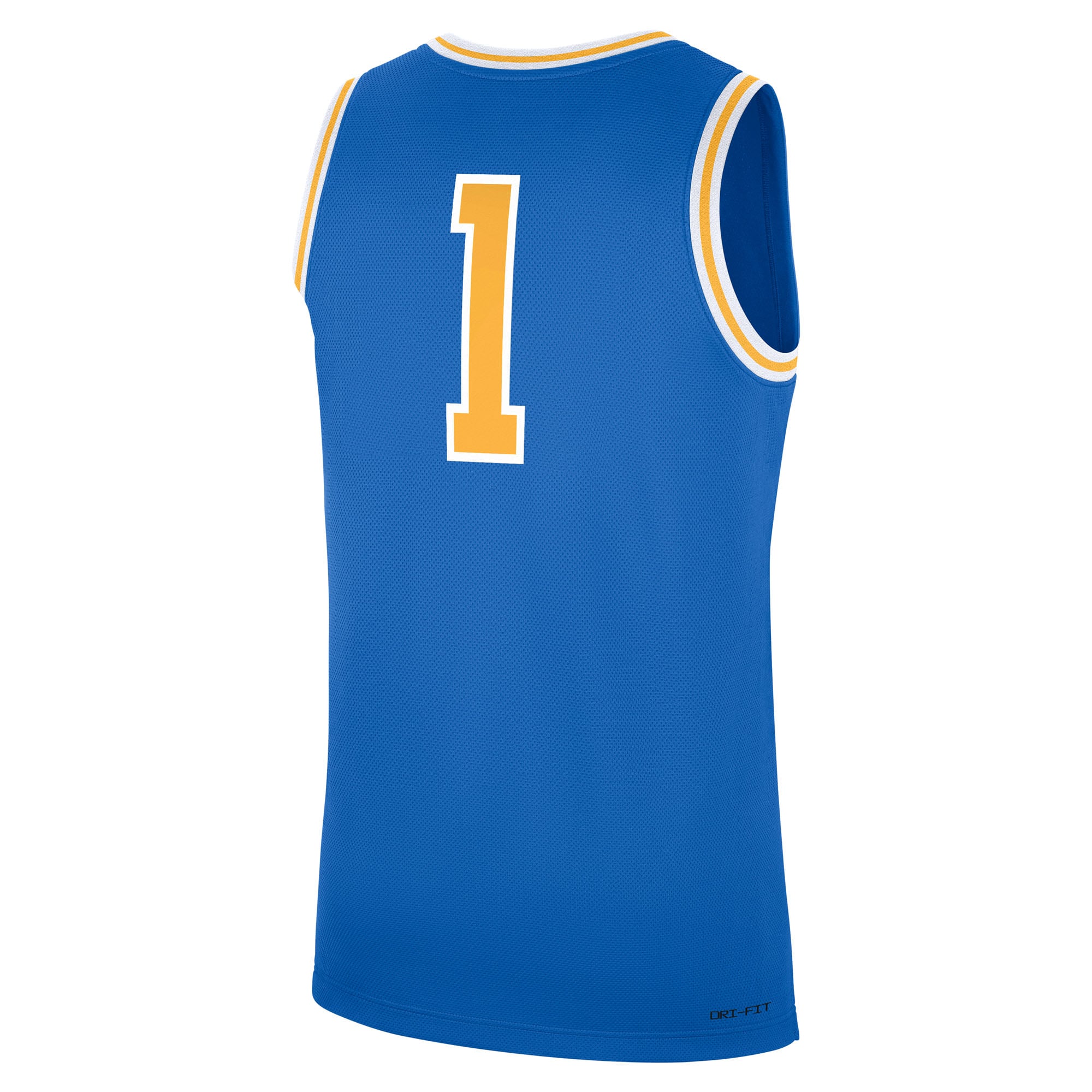 UCLA Bruins Road Basketball Jersey Blue - back view