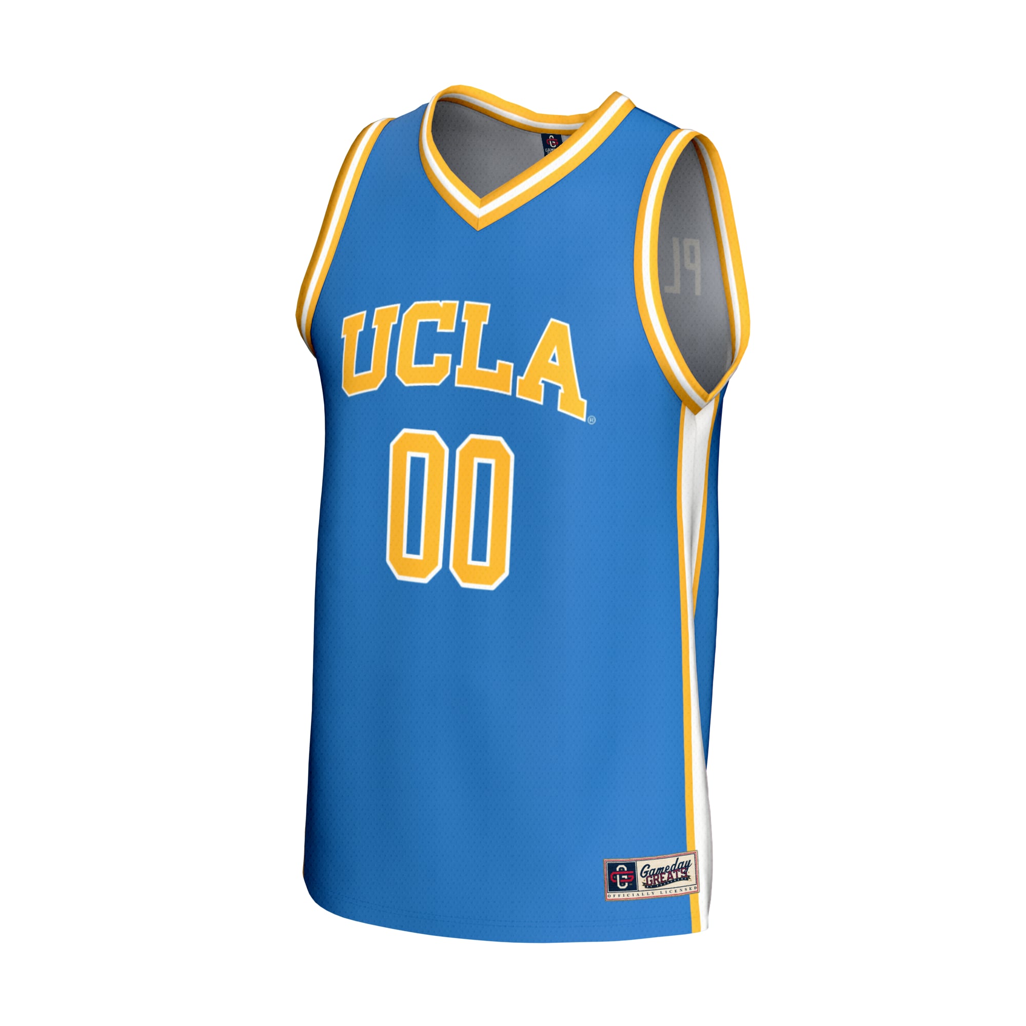 UCLA Bruins Unisex Lightweight Basketball Fashion Jersey Blue - front view