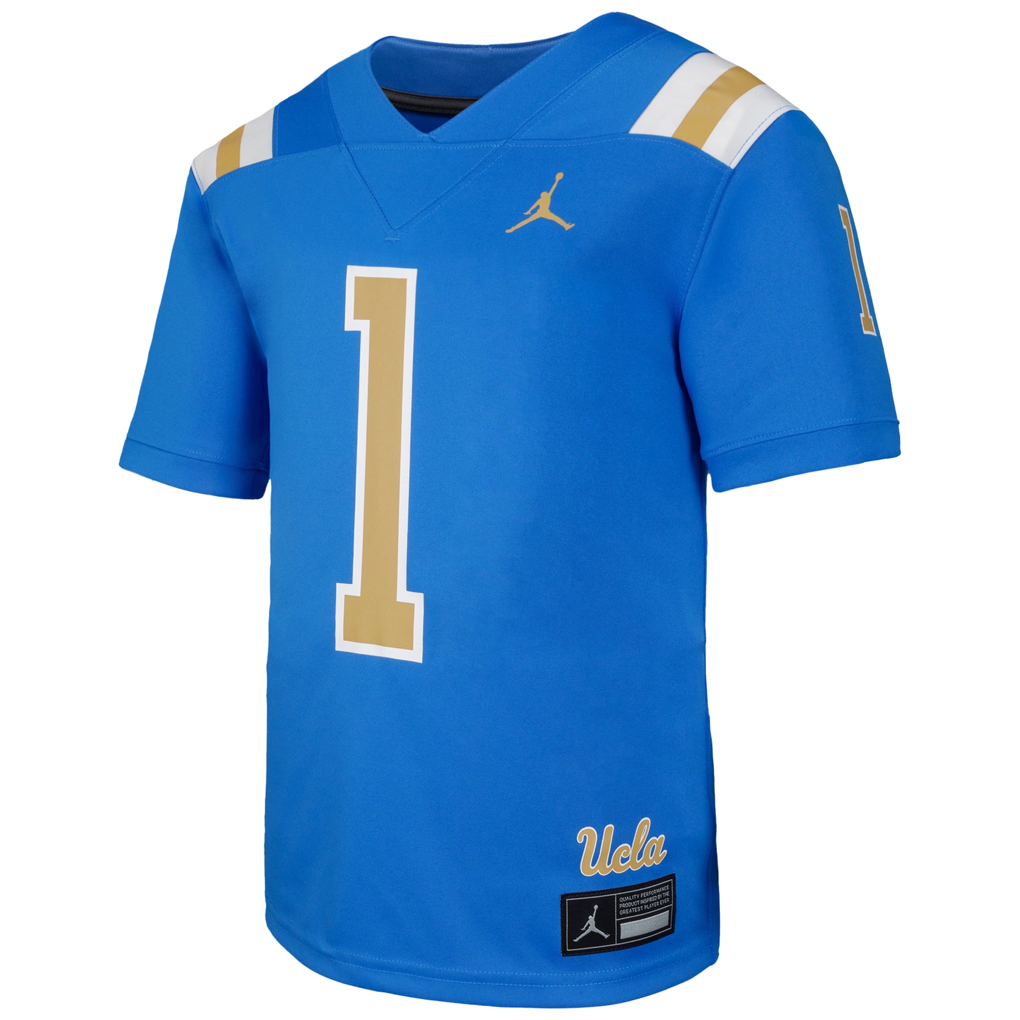 #1 UCLA Bruins Youth Jersey Blue - front view