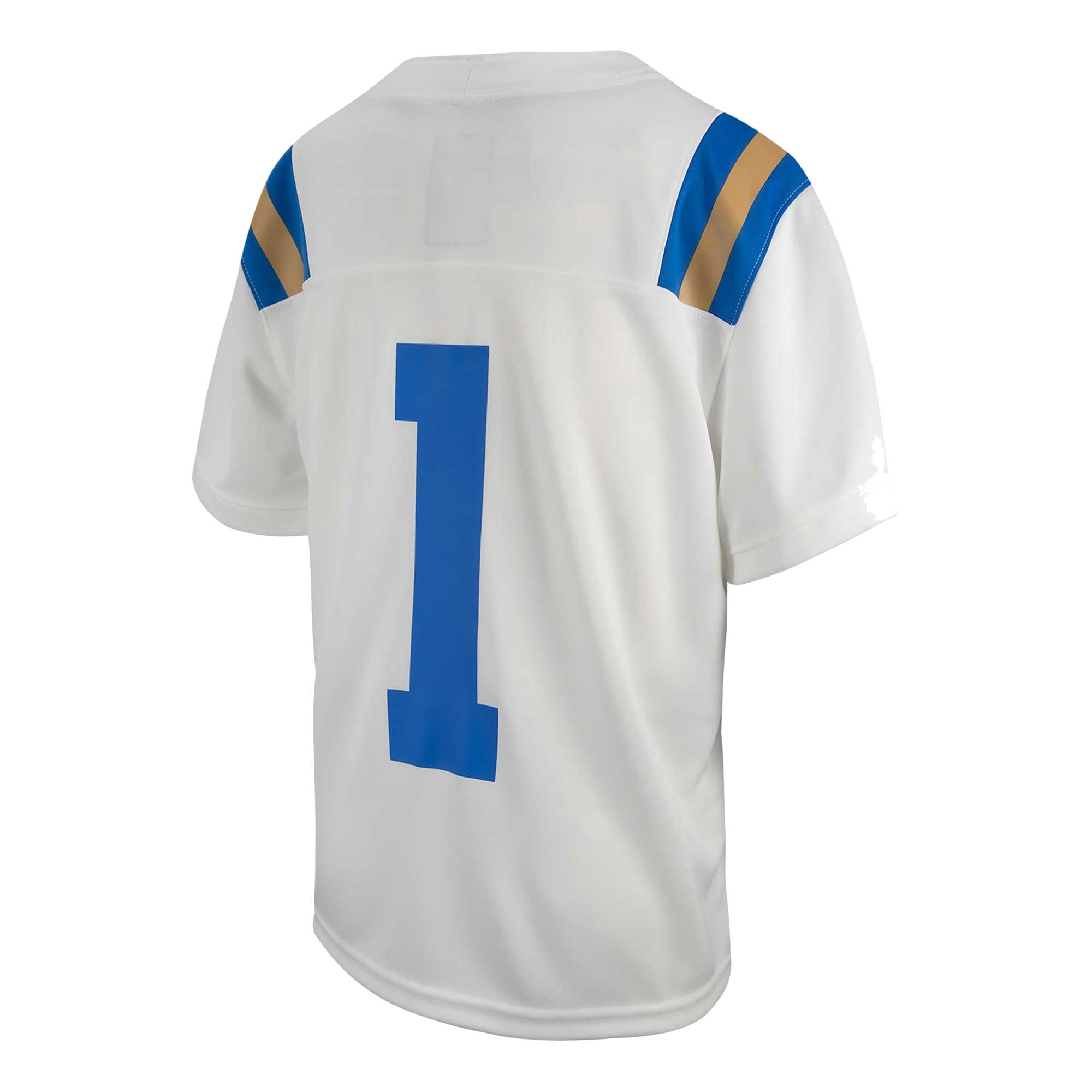 #1 UCLA Bruins Youth Jersey White - back view