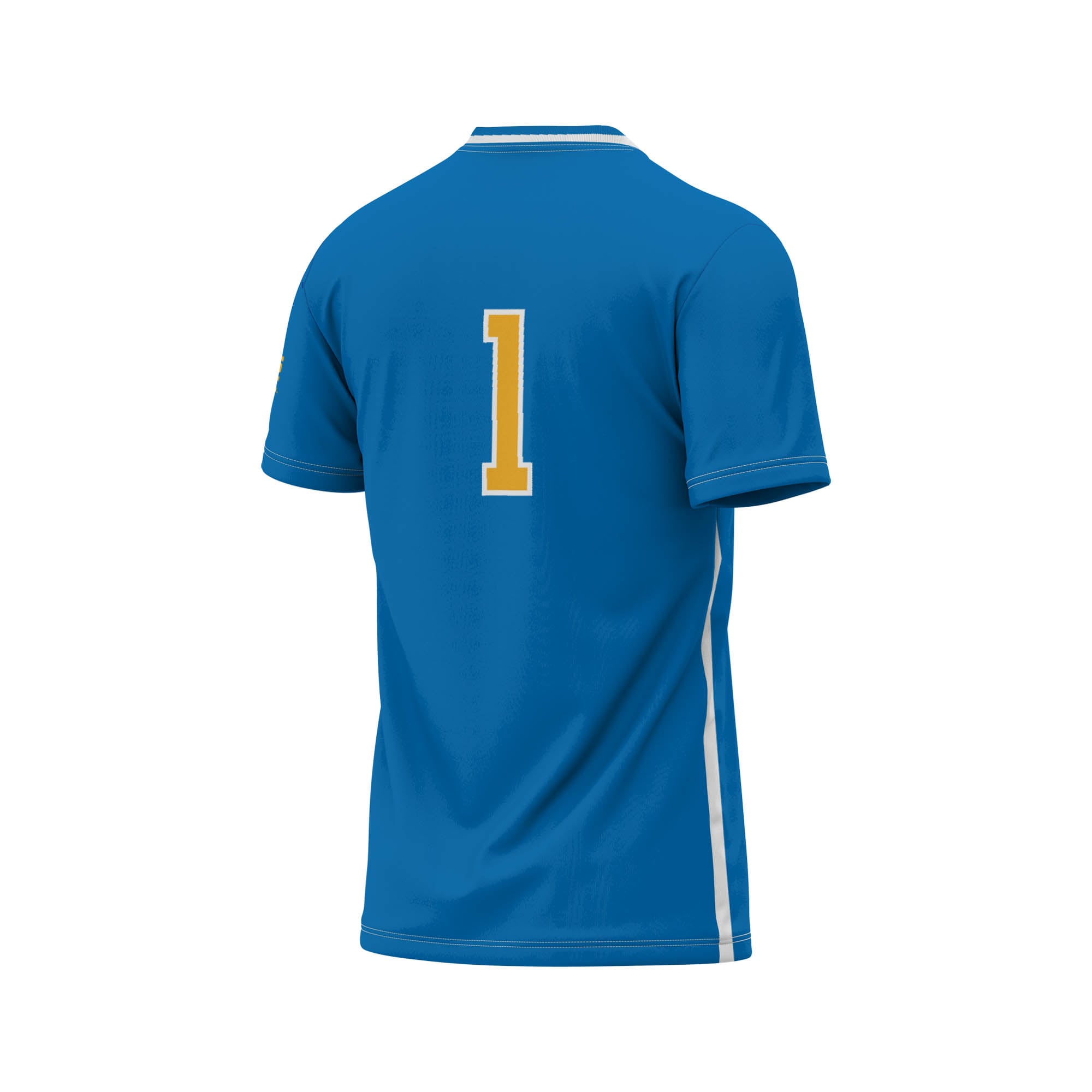 UCLA Bruins Youth Lightweight Soccer Fashion Jersey Blue - back view