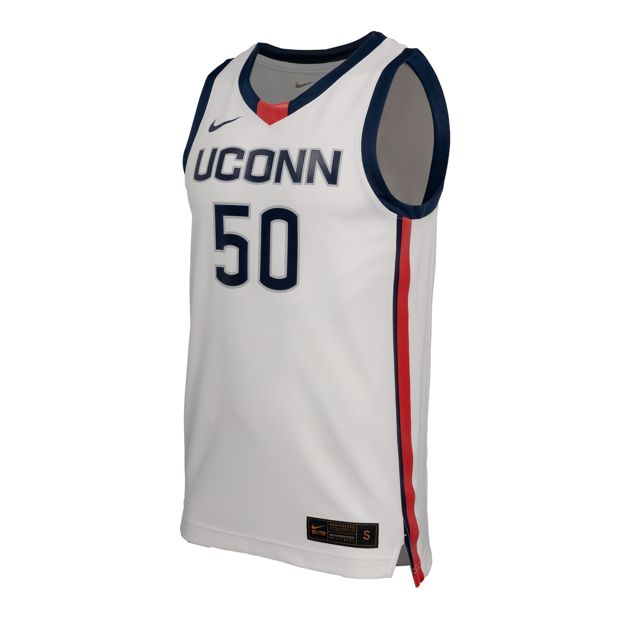 UConn Huskies Basketball Jersey White - front view